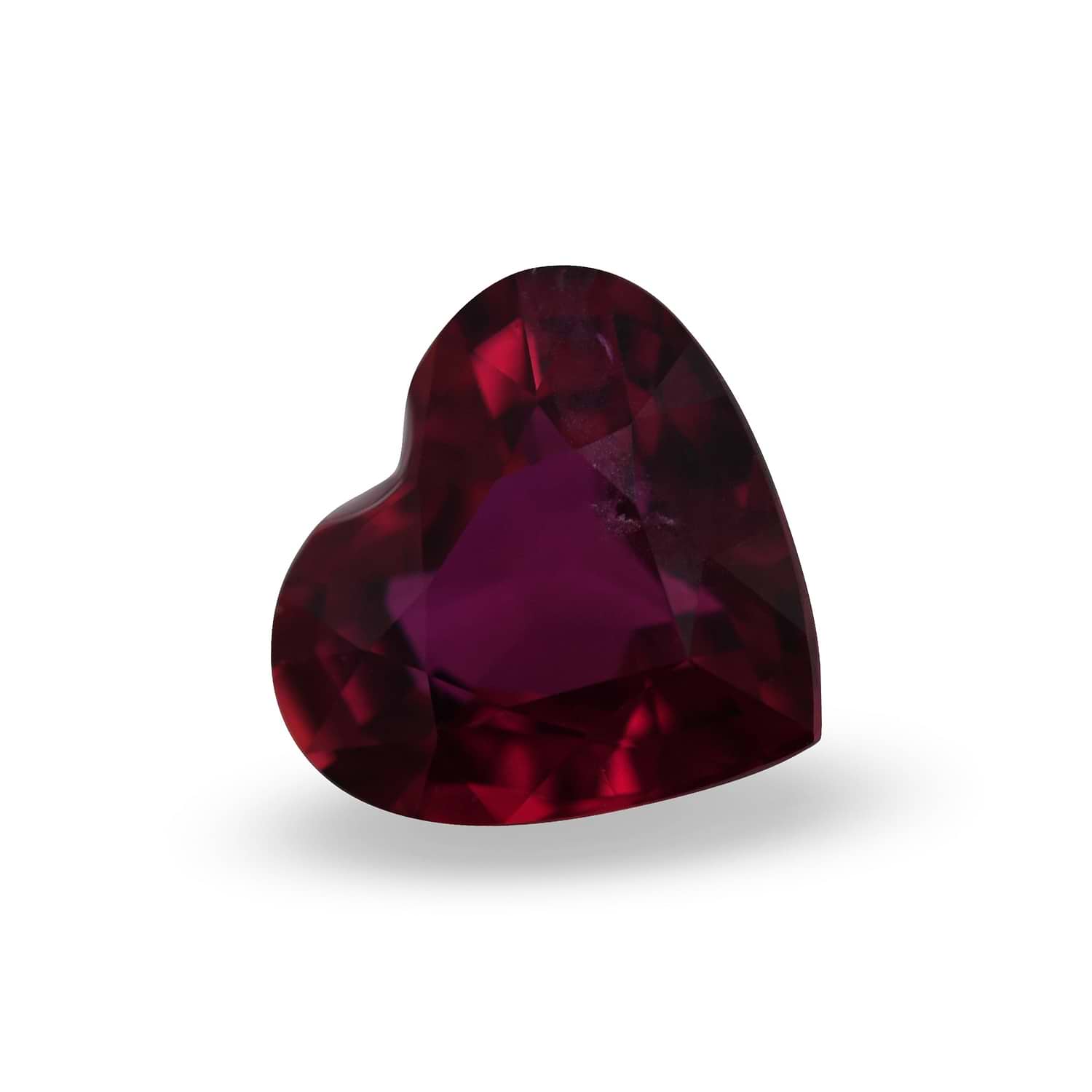 2.08 Carat Red MOZAMBICAN Heart Ruby CD