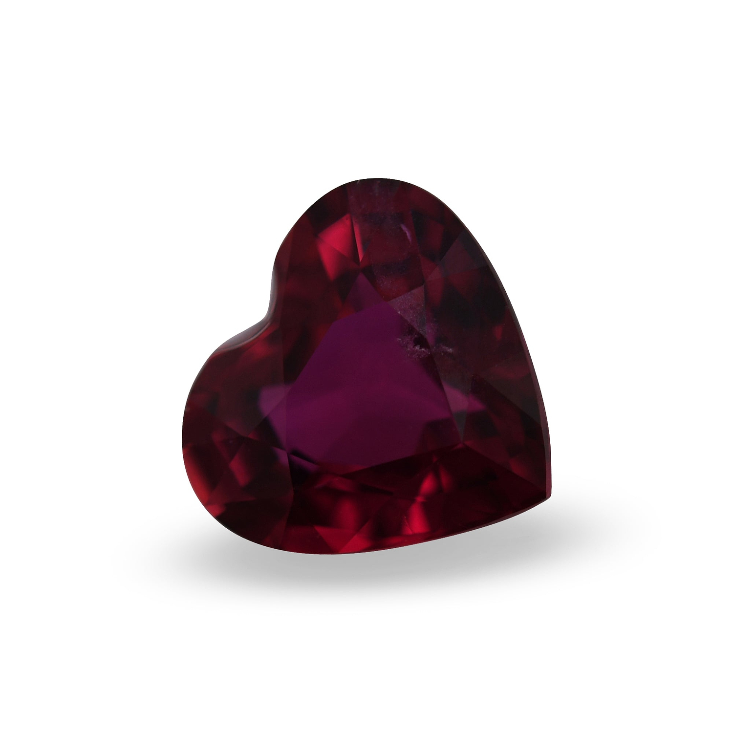 2.08 Carat Red MOZAMBICAN Heart Ruby CD