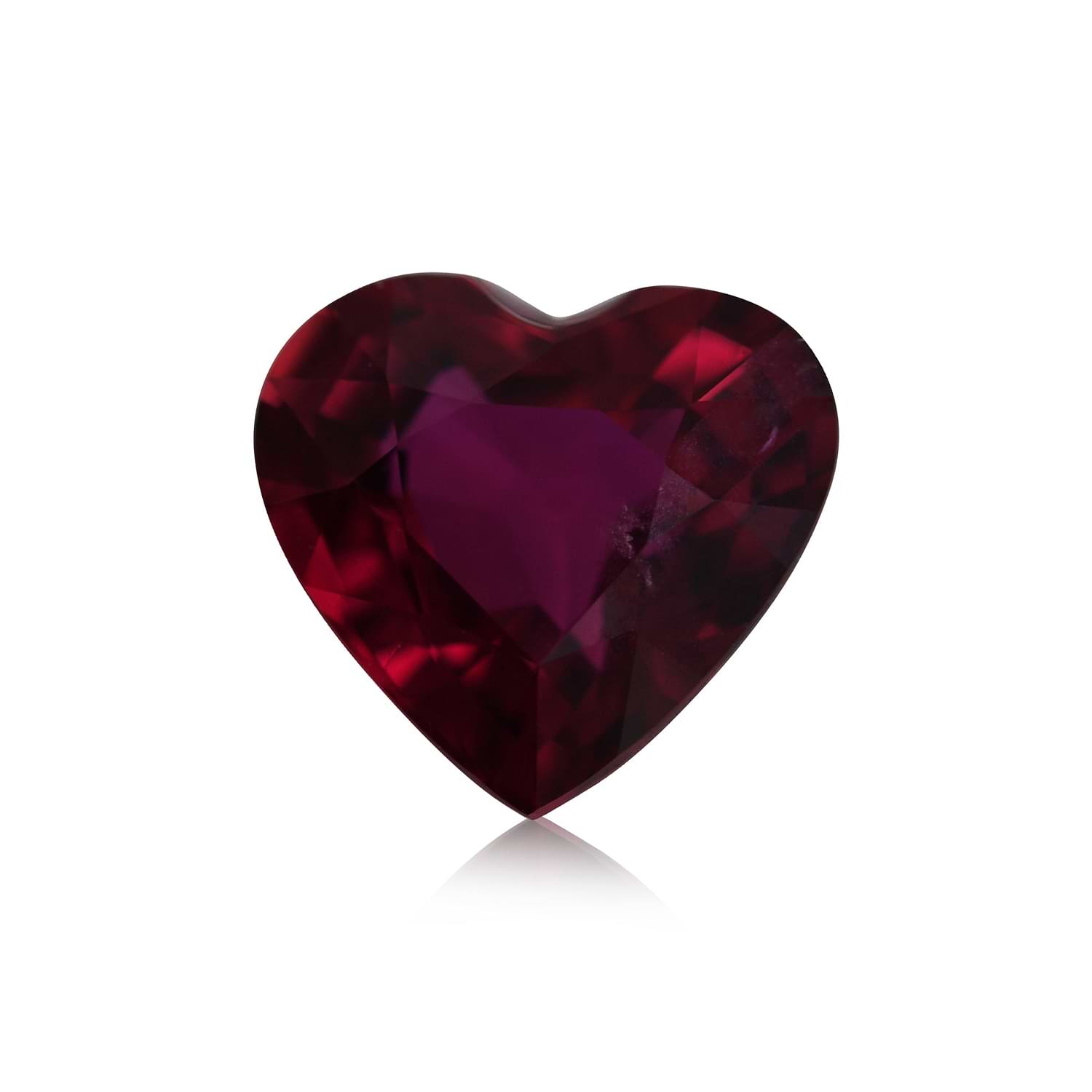 2.08 Carat Red MOZAMBICAN Heart Ruby CD