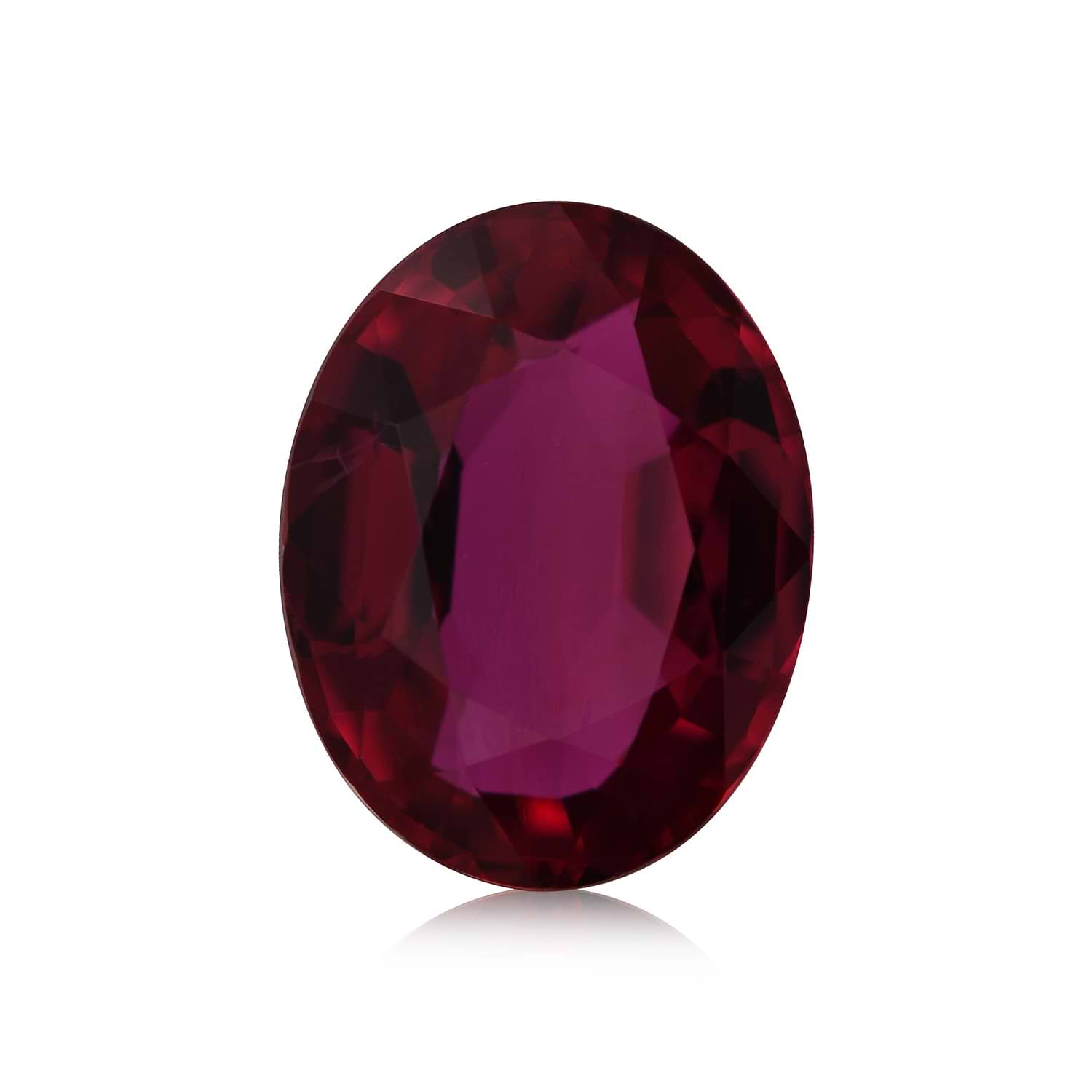 2.03 Carat Red MOZAMBICAN Oval Ruby CD
