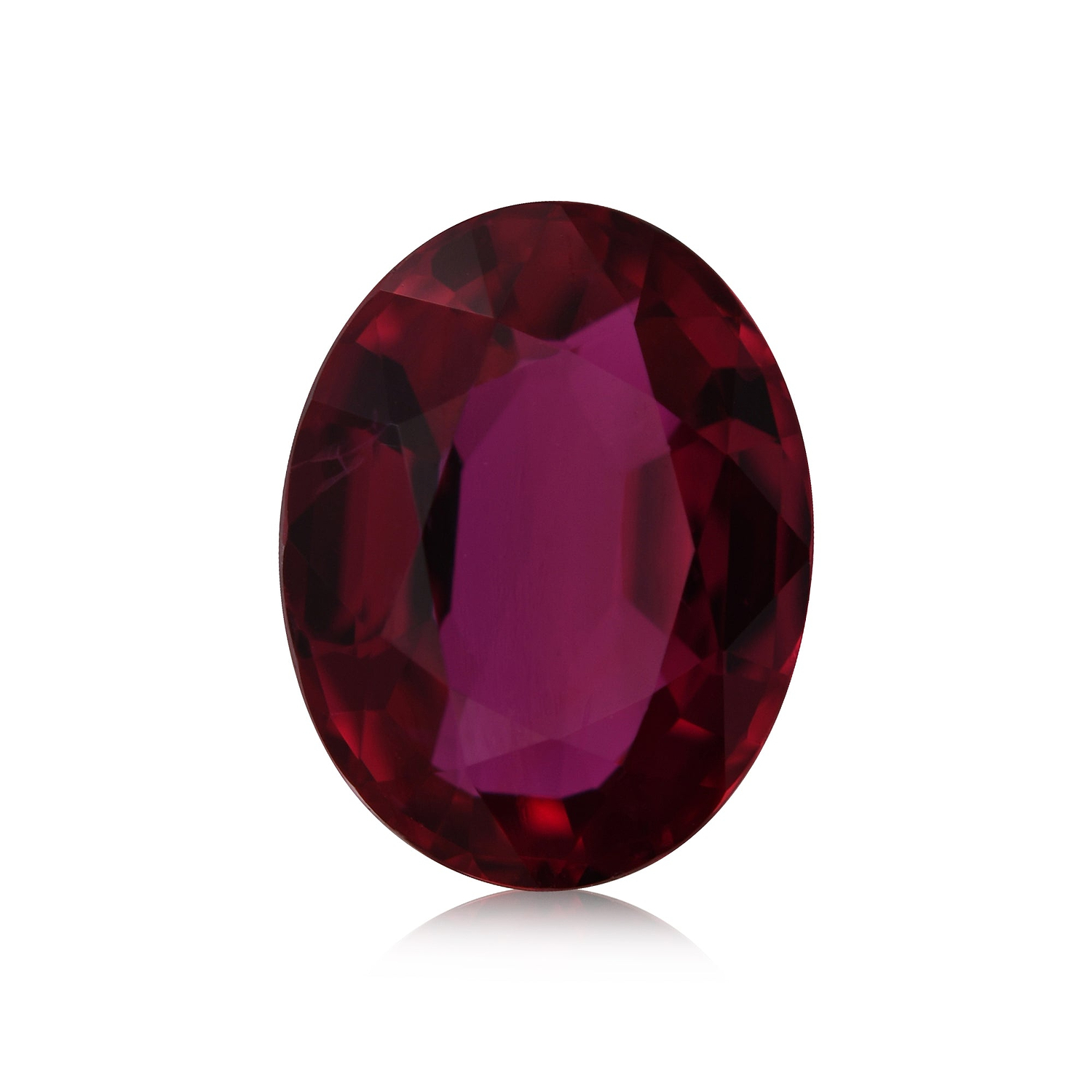 2.03 Carat Red MOZAMBICAN Oval Ruby CD