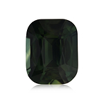 3.64 Carat Green MADAGASCAR Cushion Sapphire CD