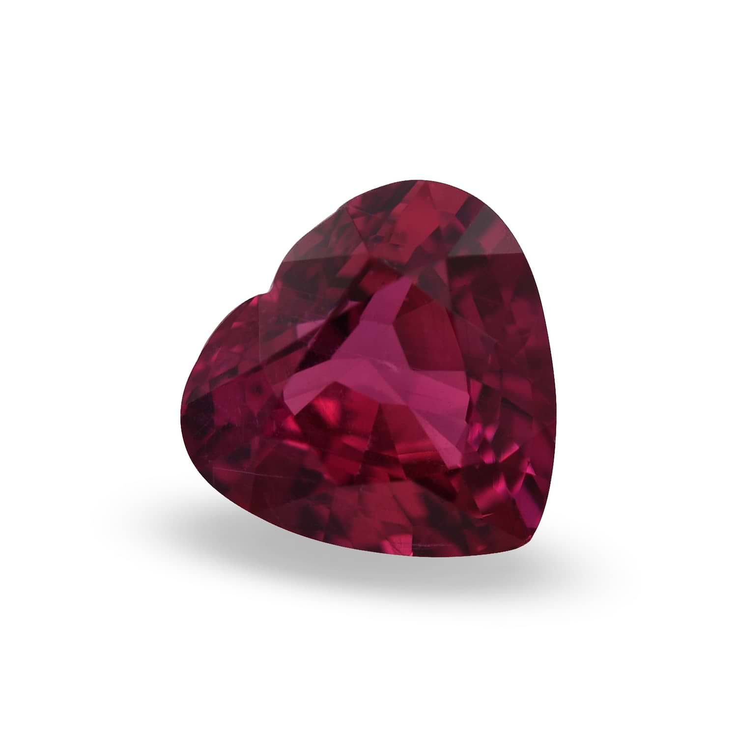 1.71 Carat Red MOZAMBICAN Heart Ruby GIA