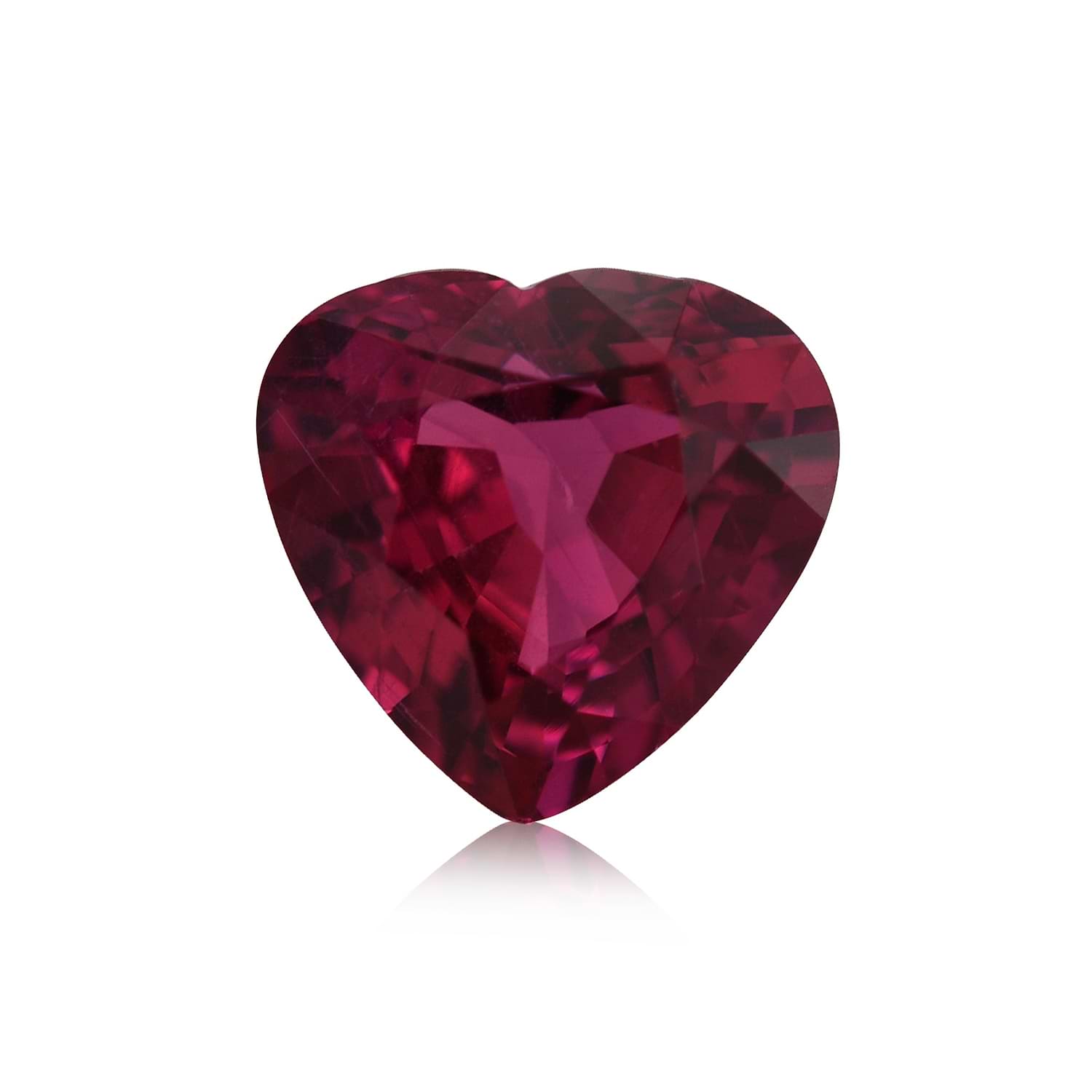 1.71 Carat Red MOZAMBICAN Heart Ruby GIA