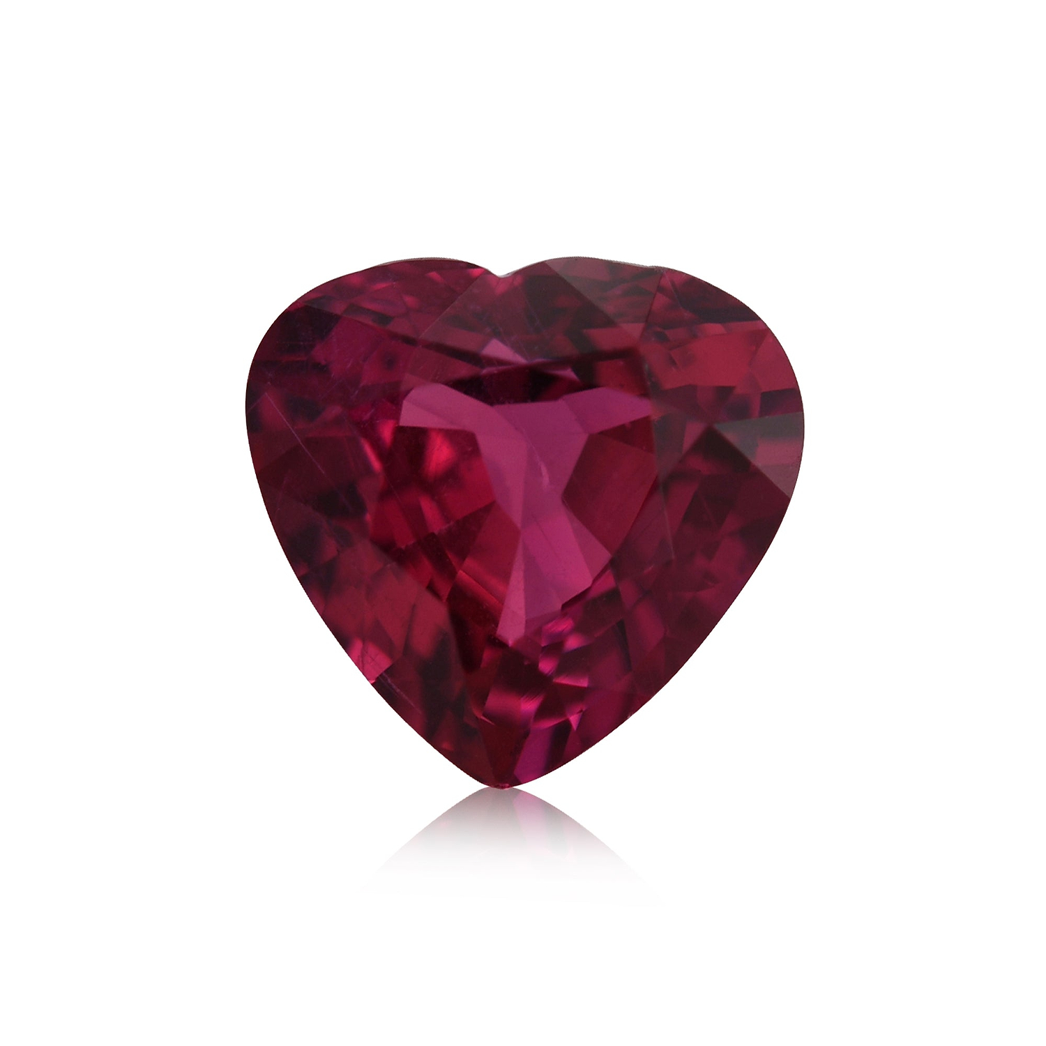 1.71 Carat Red MOZAMBICAN Heart Ruby GIA
