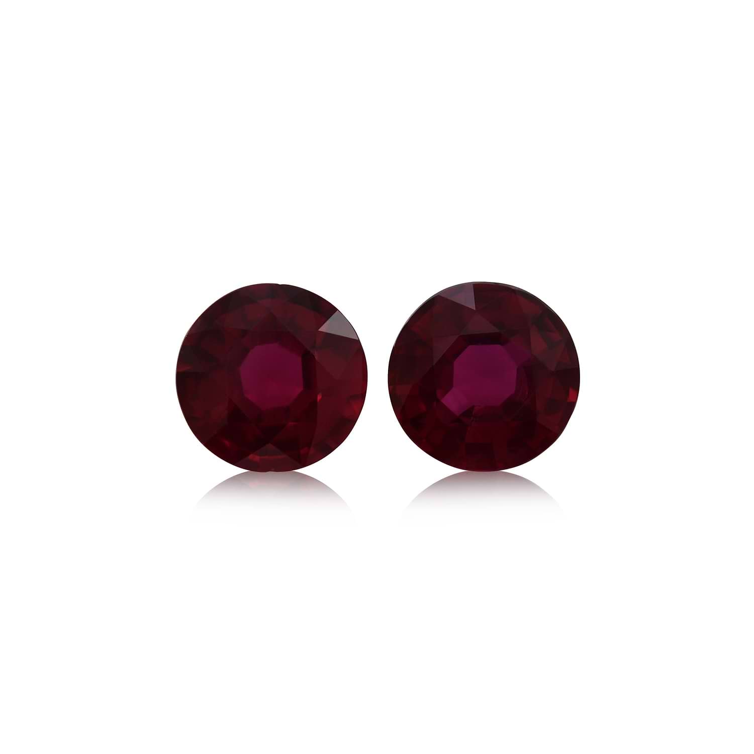3.11 Carat Red MOZAMBICAN Round Ruby GIA