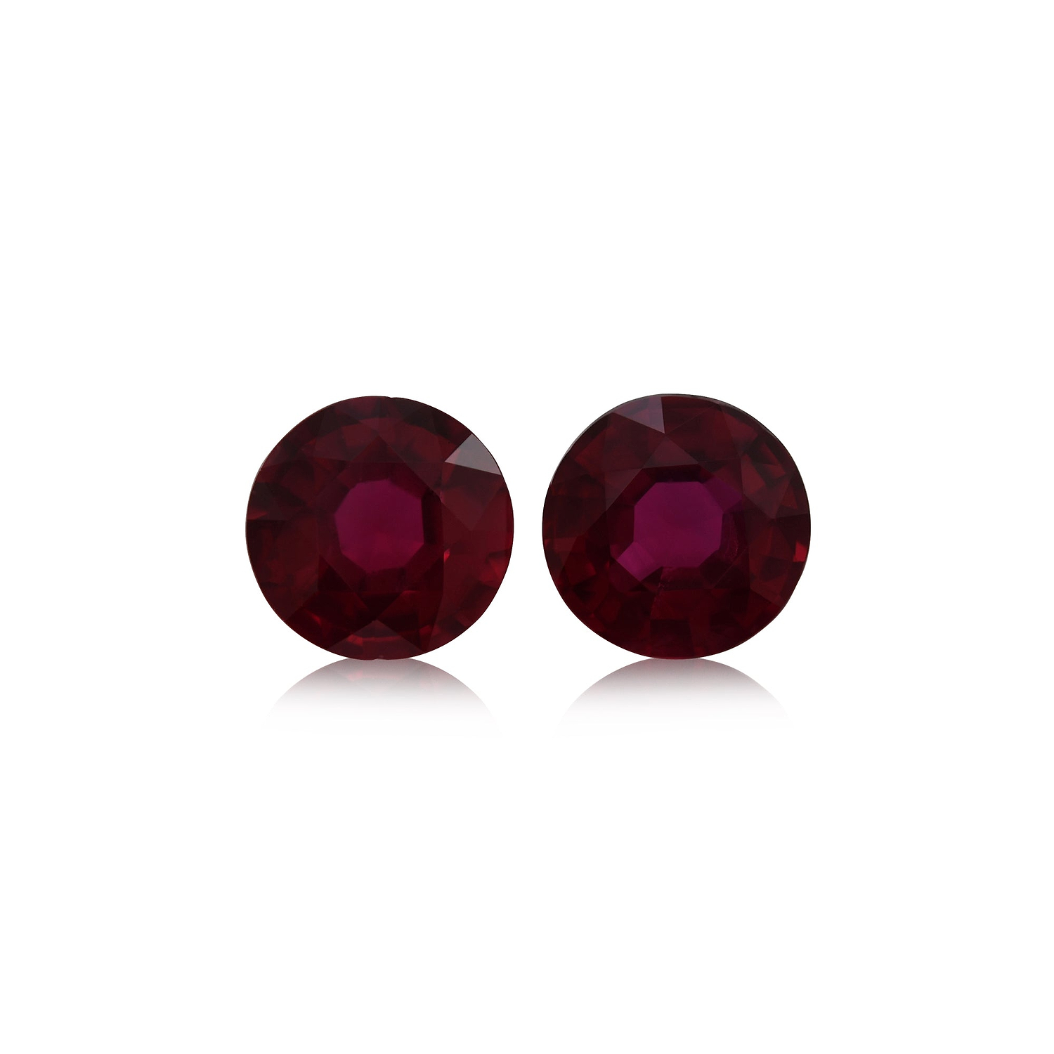 3.11 Carat Red MOZAMBICAN Round Ruby GIA