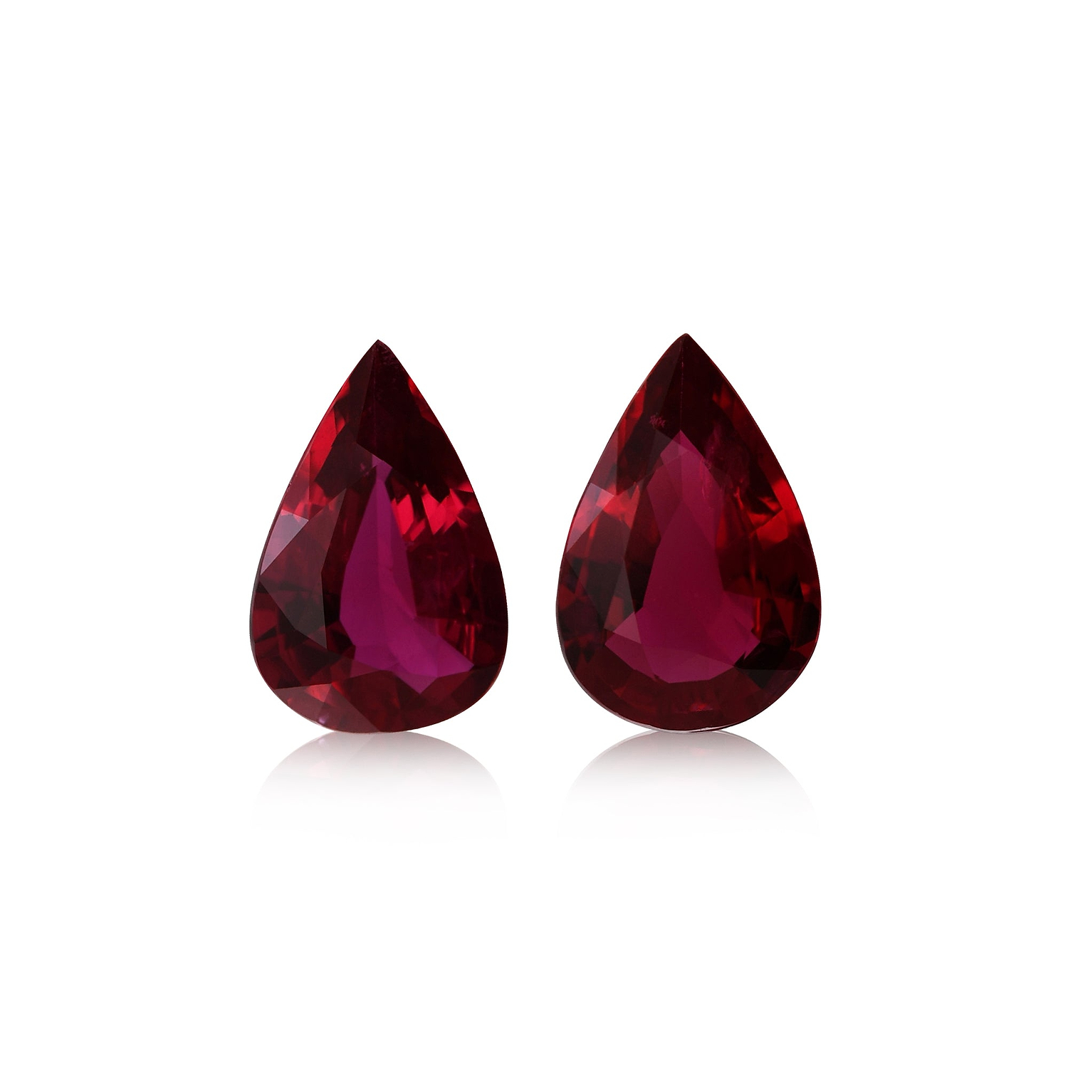 2.62 Carat Red MOZAMBICAN Pear Ruby GIA