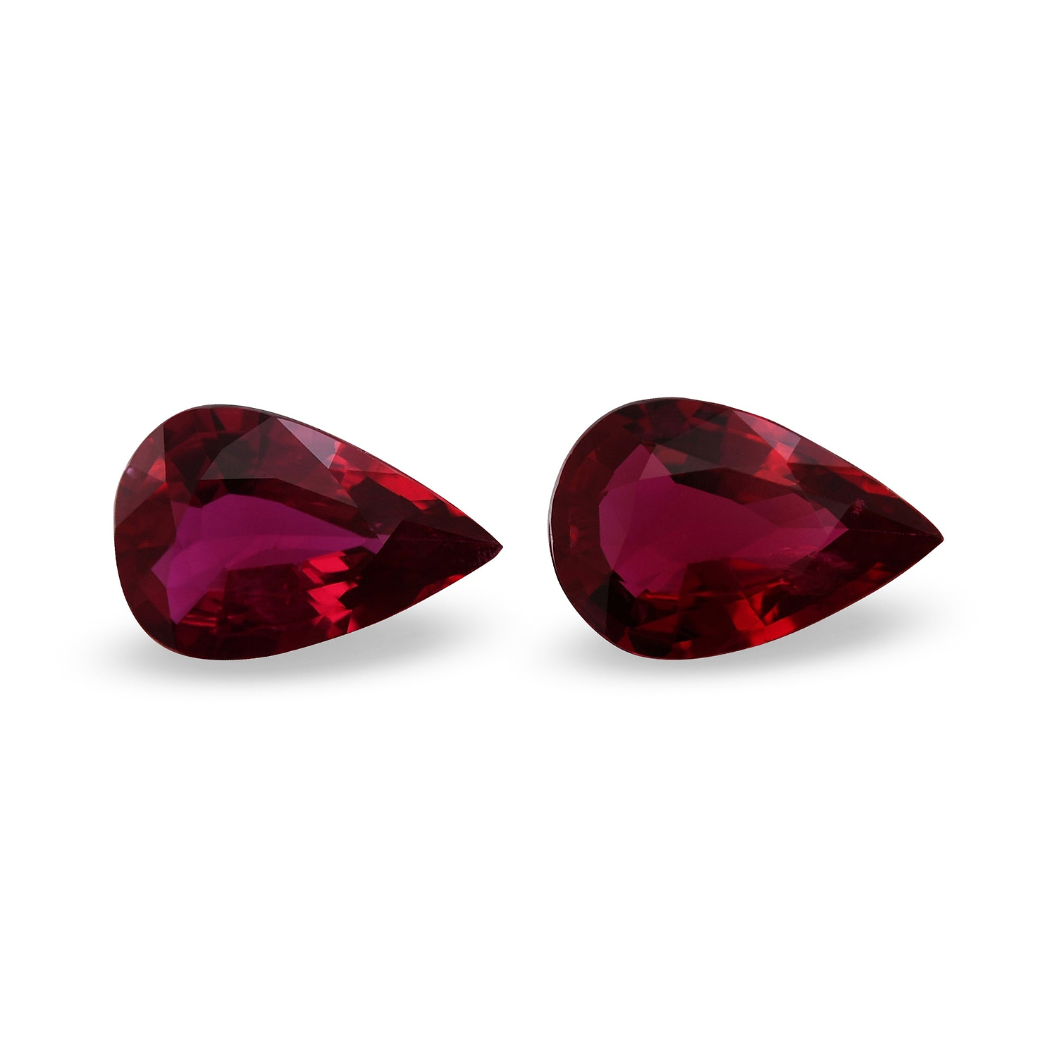 2.62 Carat Red MOZAMBICAN Pear Ruby GIA