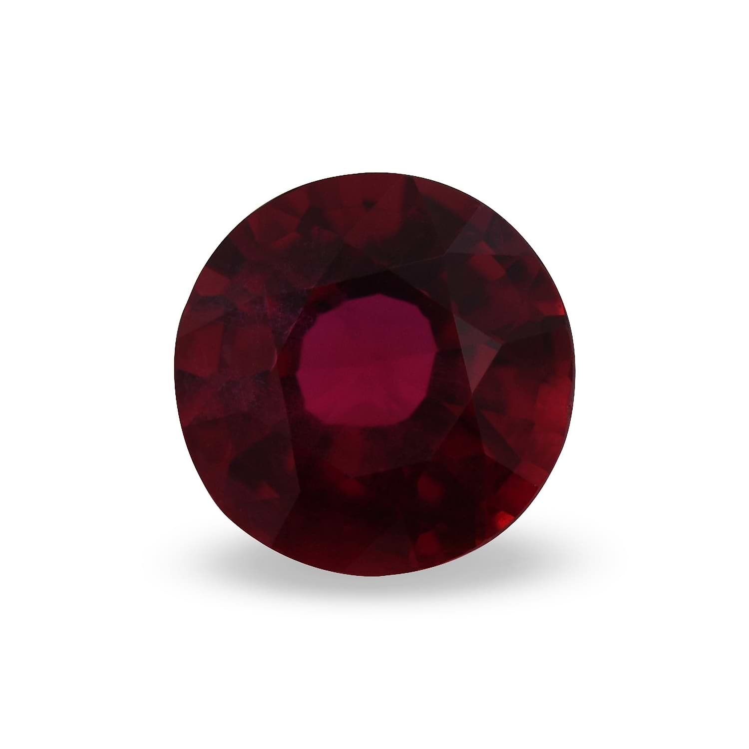 1.48 Carat Red MOZAMBICAN Round Ruby GIA