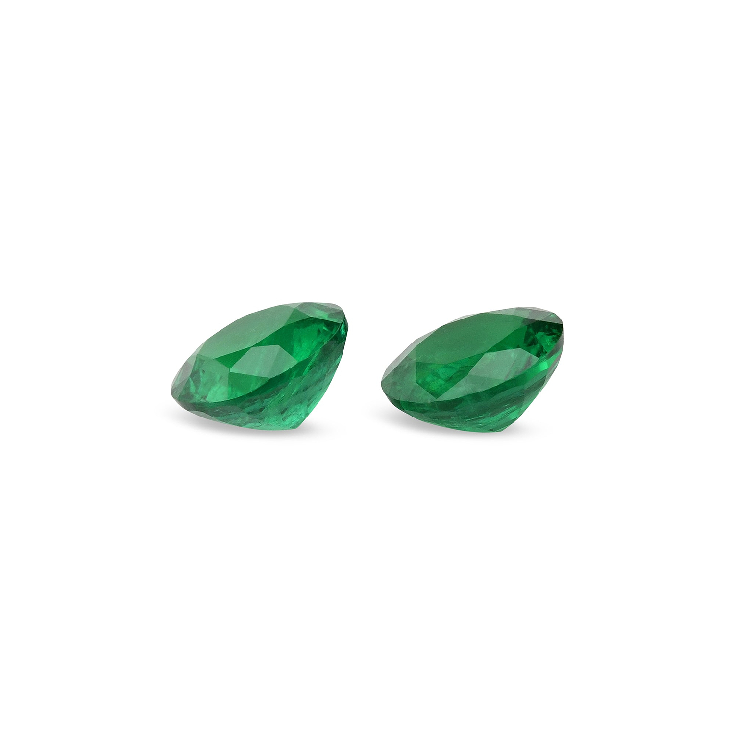 1.87 Carat Green  Round Emerald
