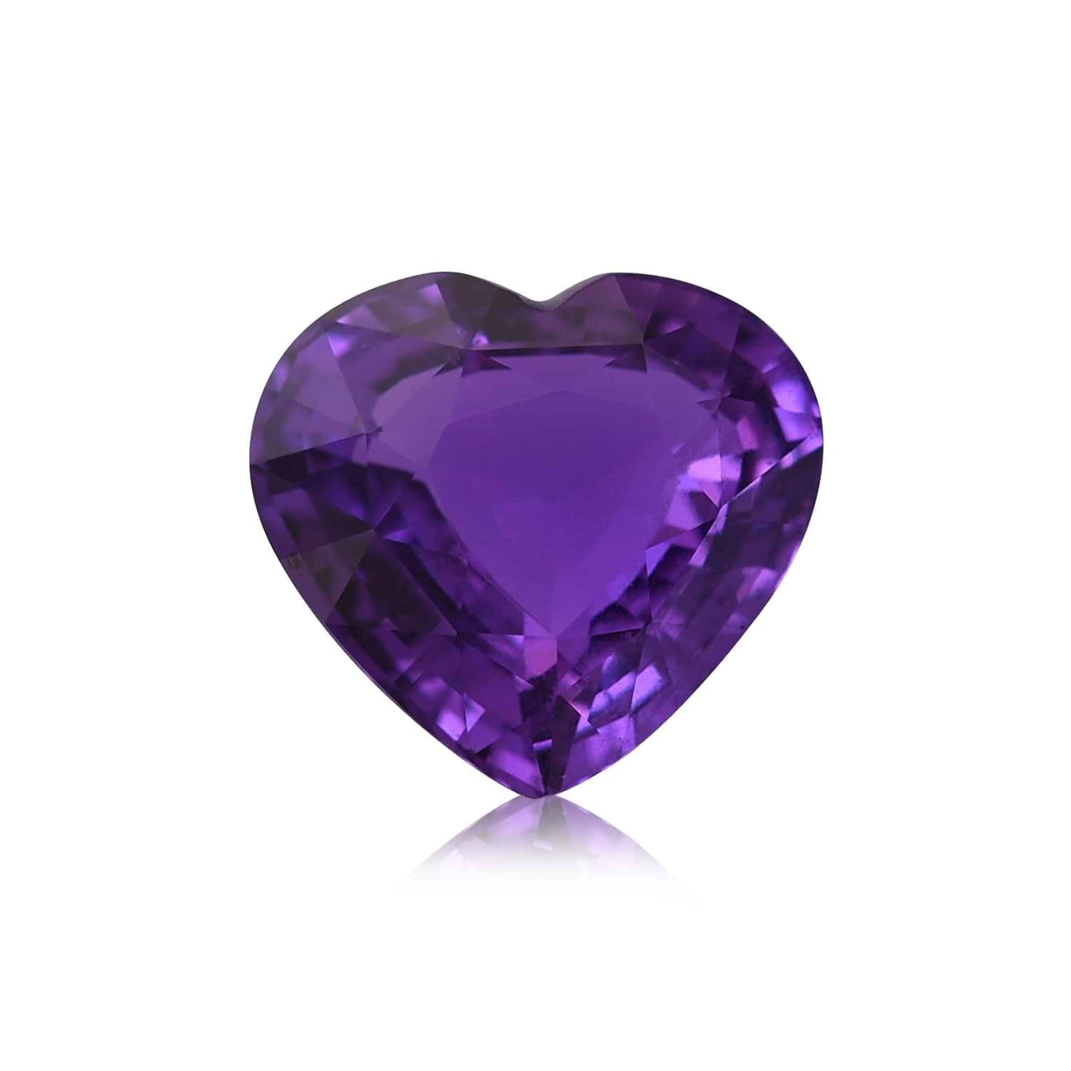 3.68 Carat Purple MADAGASCAR Heart Sapphire CD