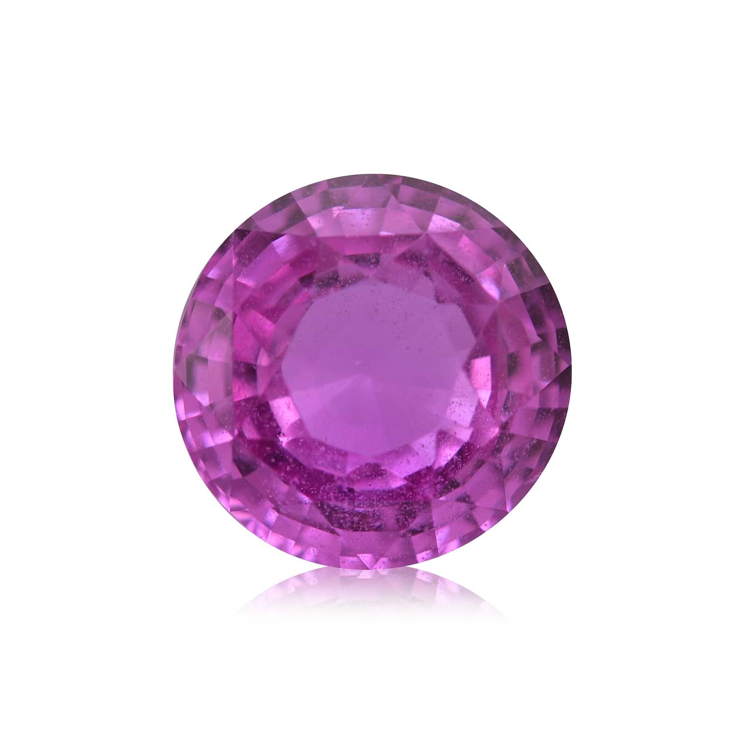 4.35 Carat Pink MADAGASCAR Round Sapphire CD