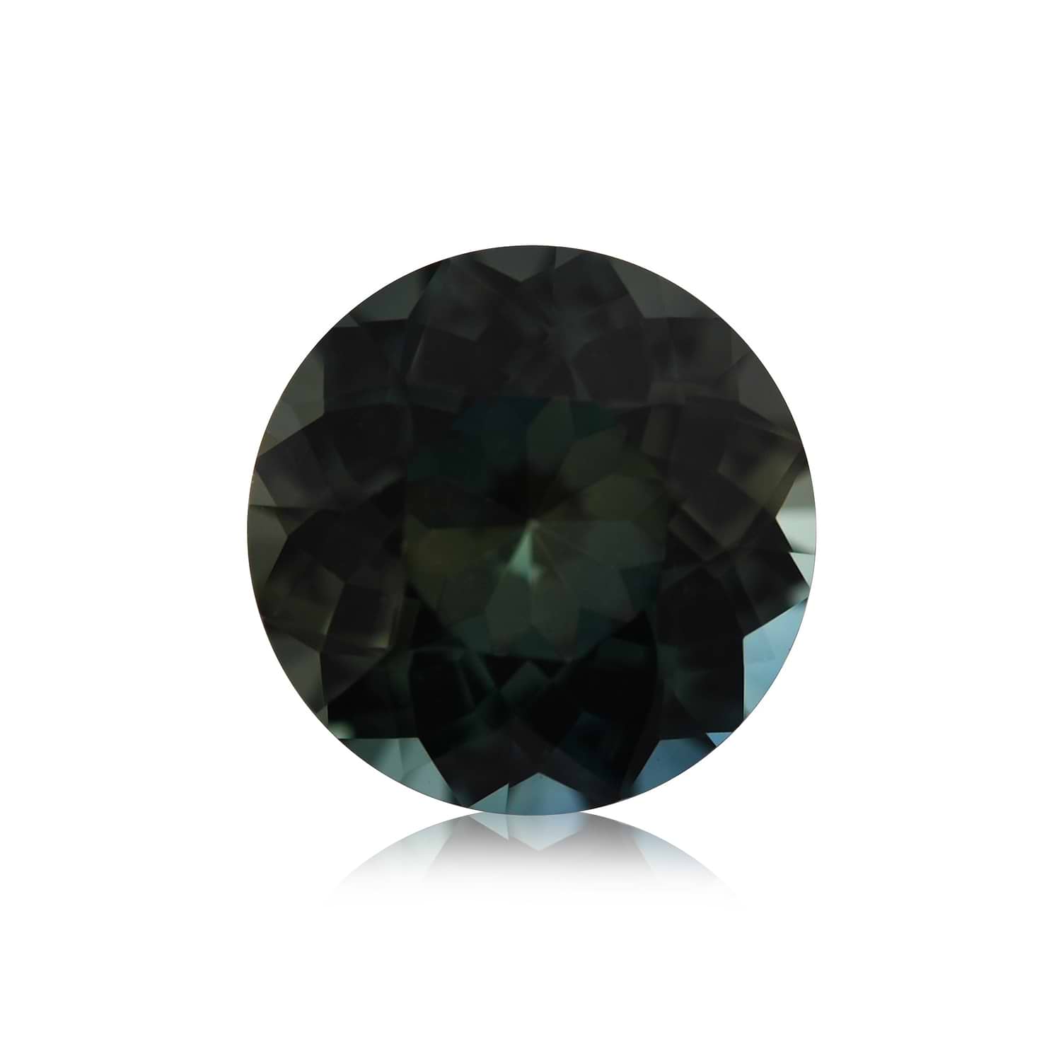 1.60 Carat Green MADAGASCAR Round Sapphire