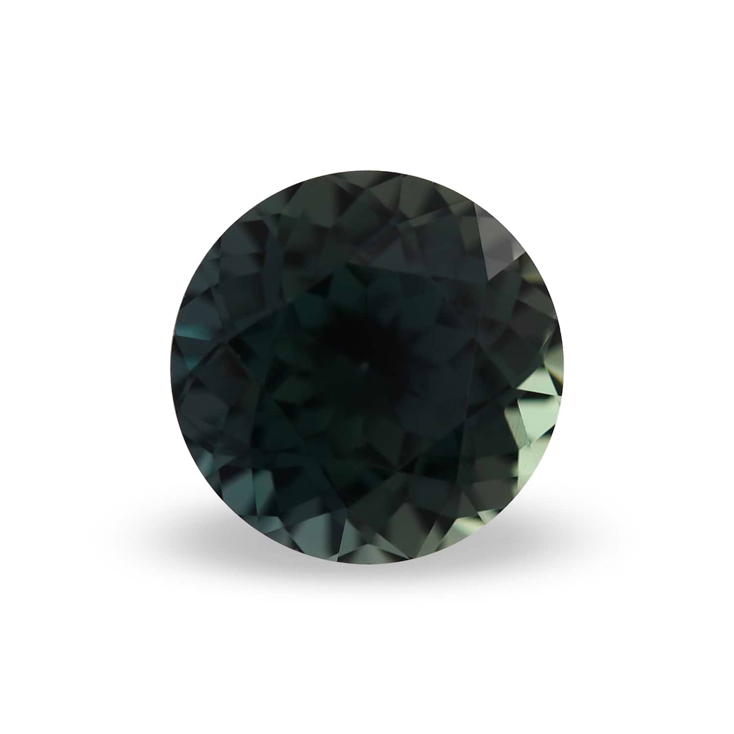 0.91 Carat Green MADAGASCAR Round Sapphire