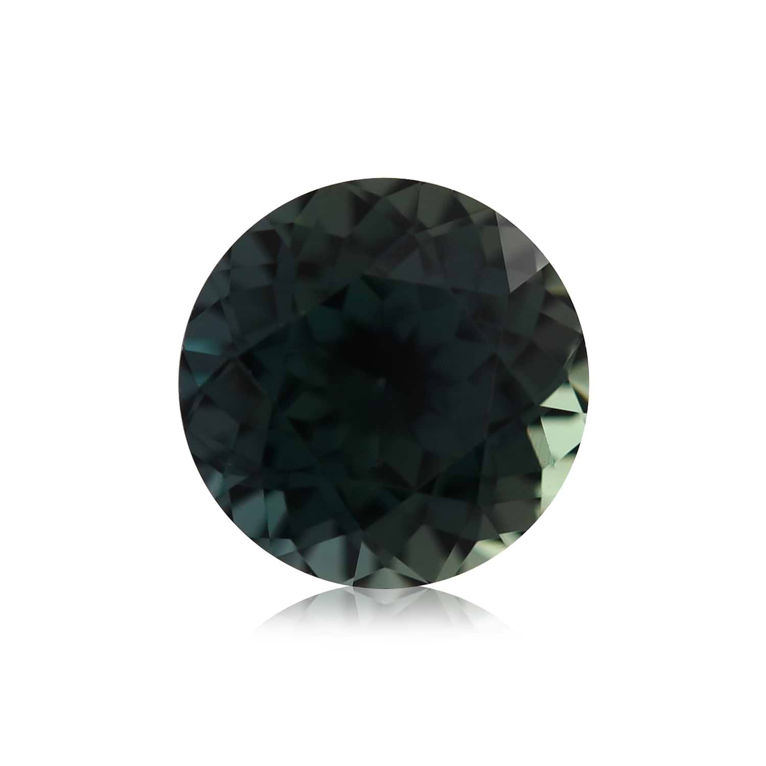 0.91 Carat Green MADAGASCAR Round Sapphire