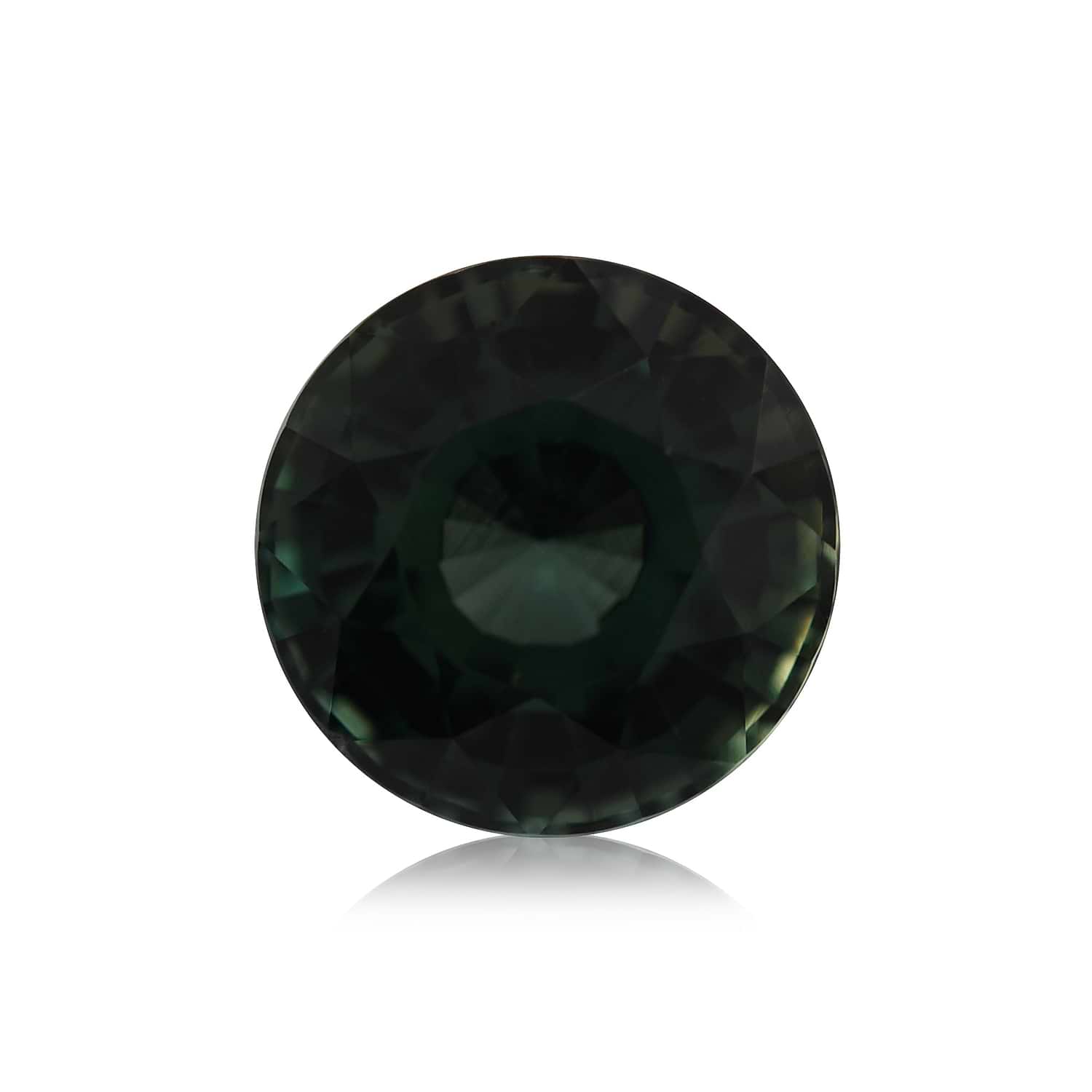 1.24 Carat Green MADAGASCAR Round Sapphire