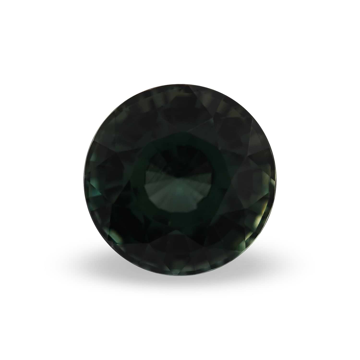 1.24 Carat Green MADAGASCAR Round Sapphire