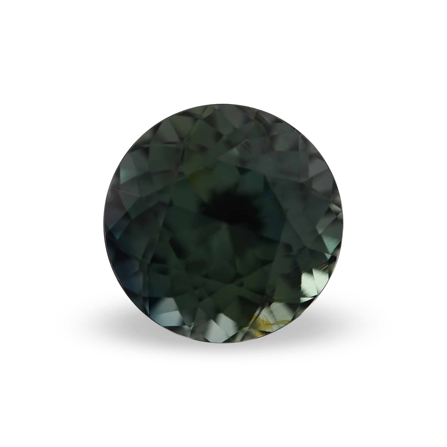 1.00 Carat Green MADAGASCAR Round Sapphire
