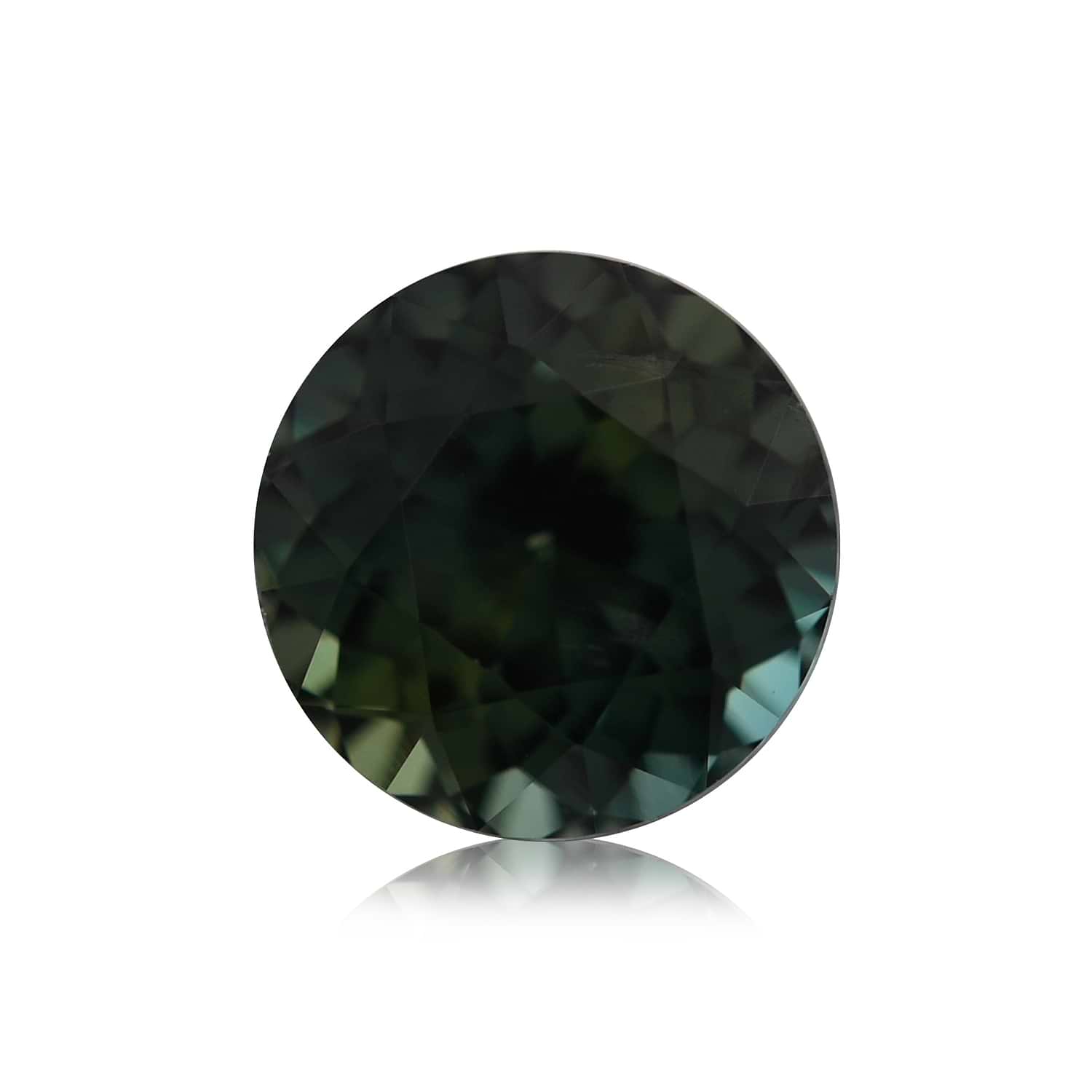1.22 Carat Green MADAGASCAR Round Sapphire