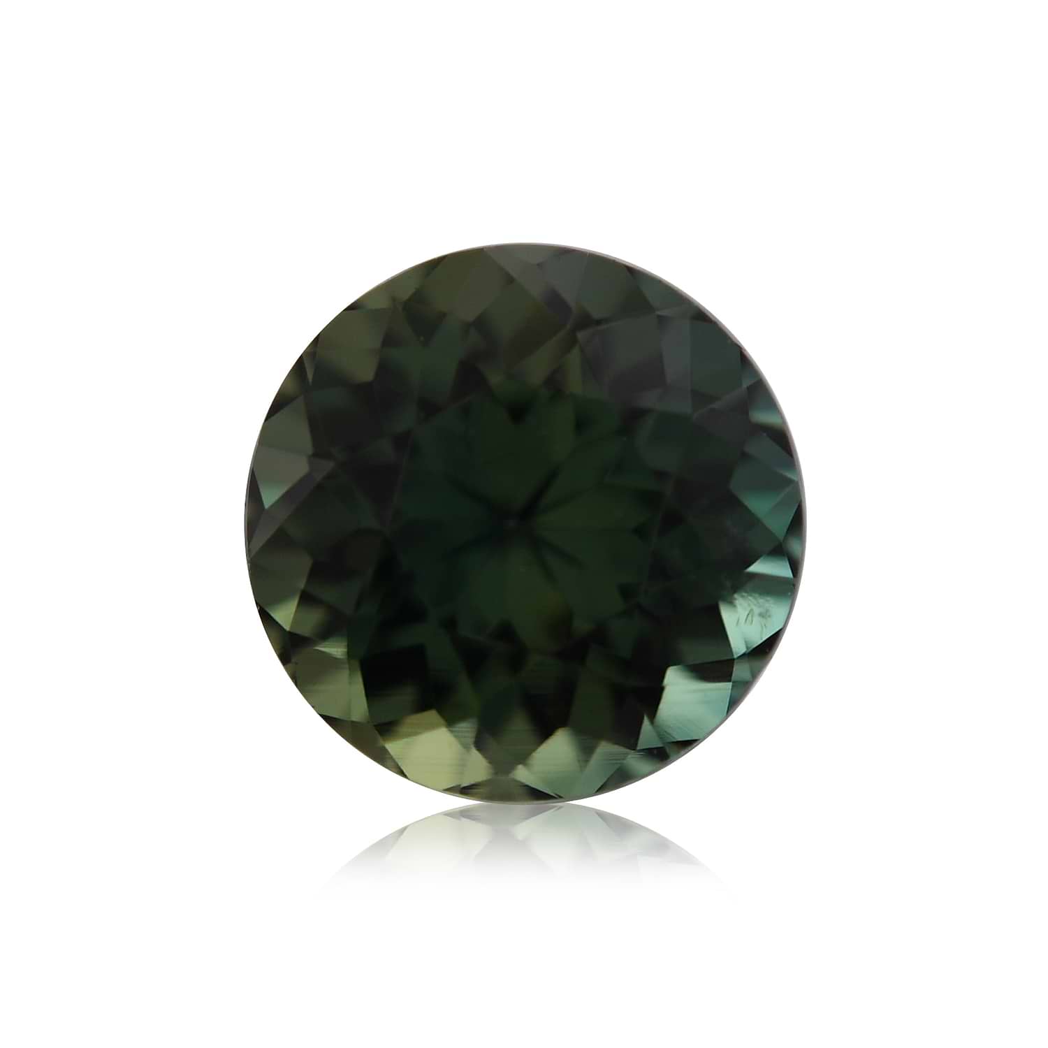 1.14 Carat Green MADAGASCAR Round Sapphire