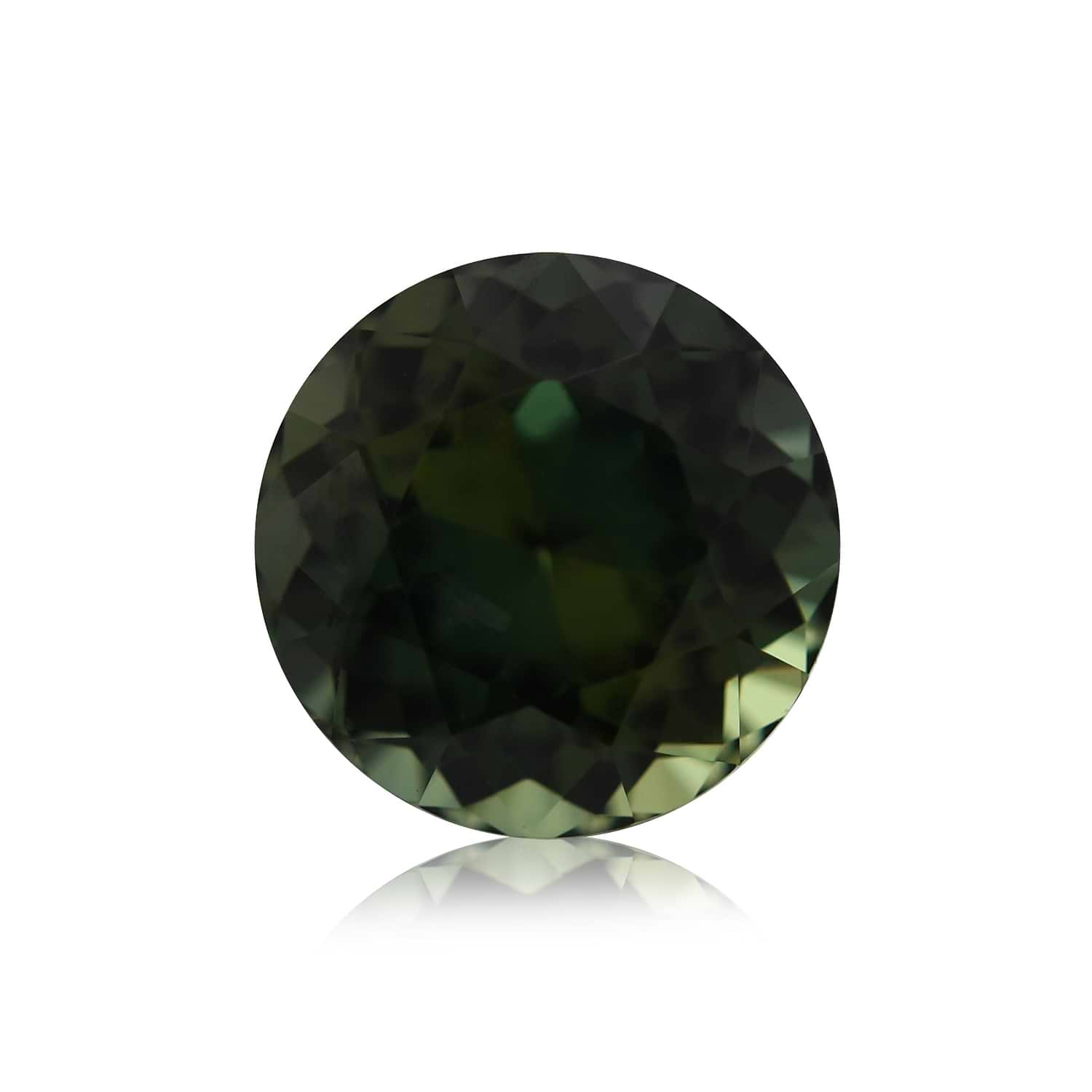 1.54 Carat Green MADAGASCAR Round Sapphire