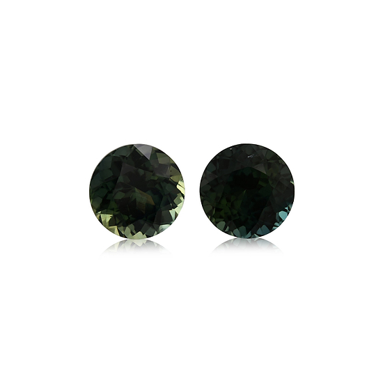 3.09 Carat Green MADAGASCAR Round Sapphire