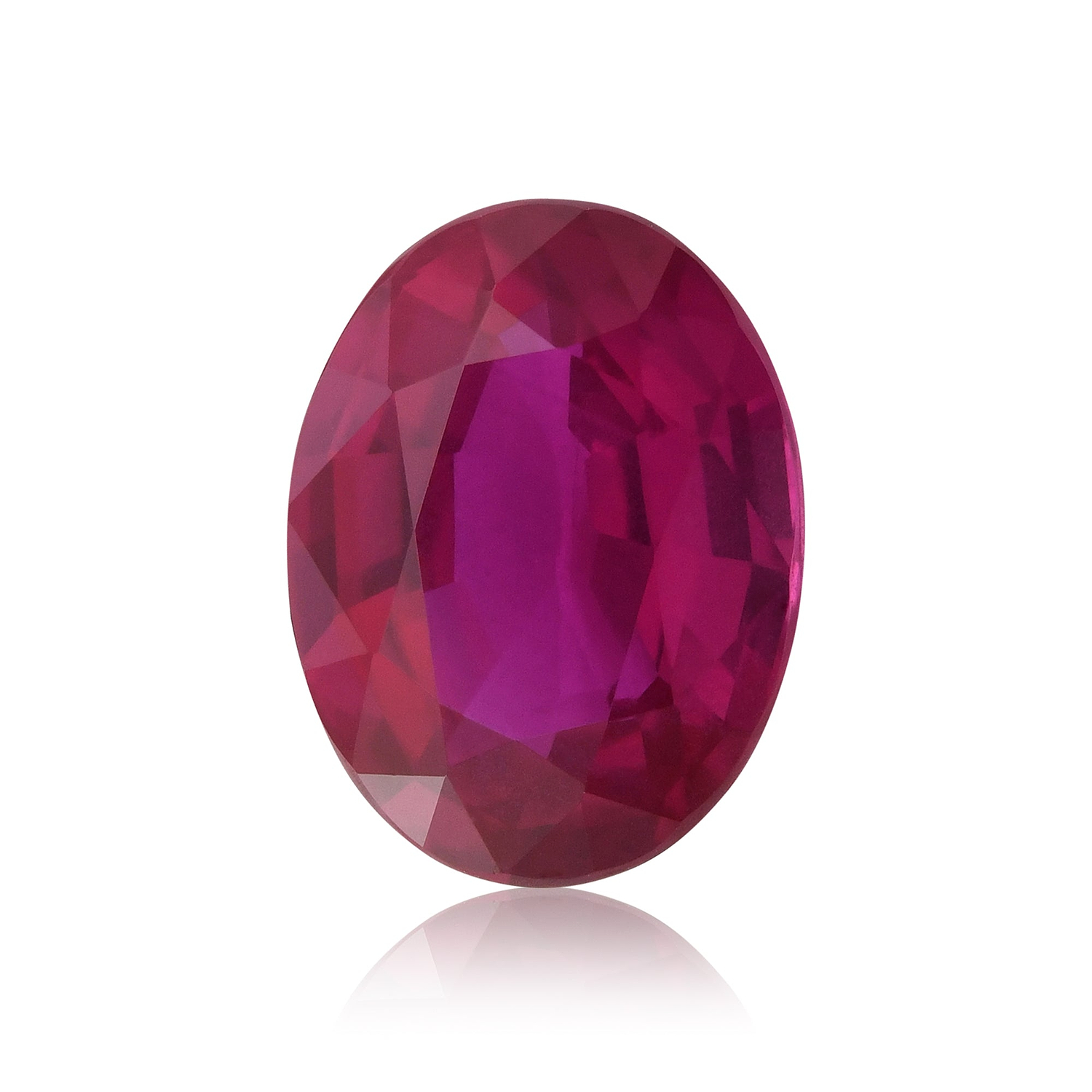 3.05 Carat Red MOZAMBICAN Oval Ruby GRS