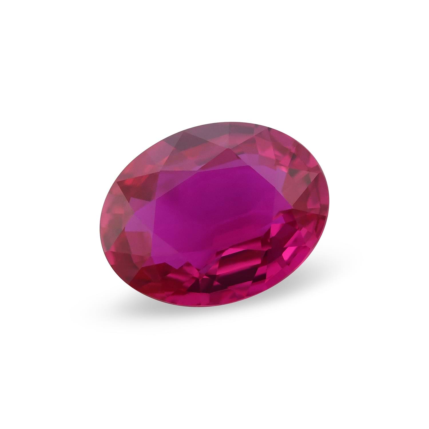 2.09 Carat Red MOZAMBICAN Oval Ruby GRS