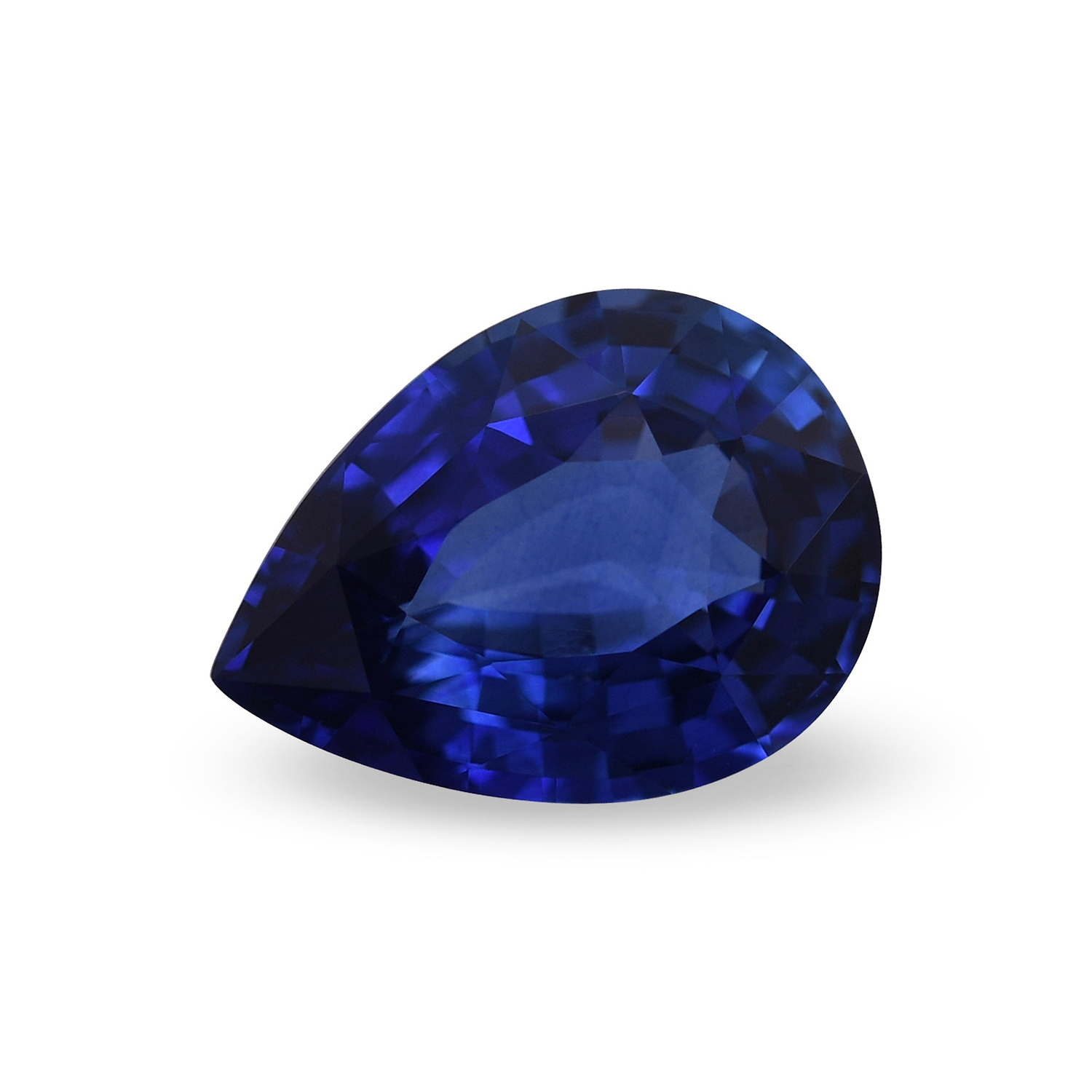 3.04 Carat Blue SRI LANKAN Pear Sapphire CD