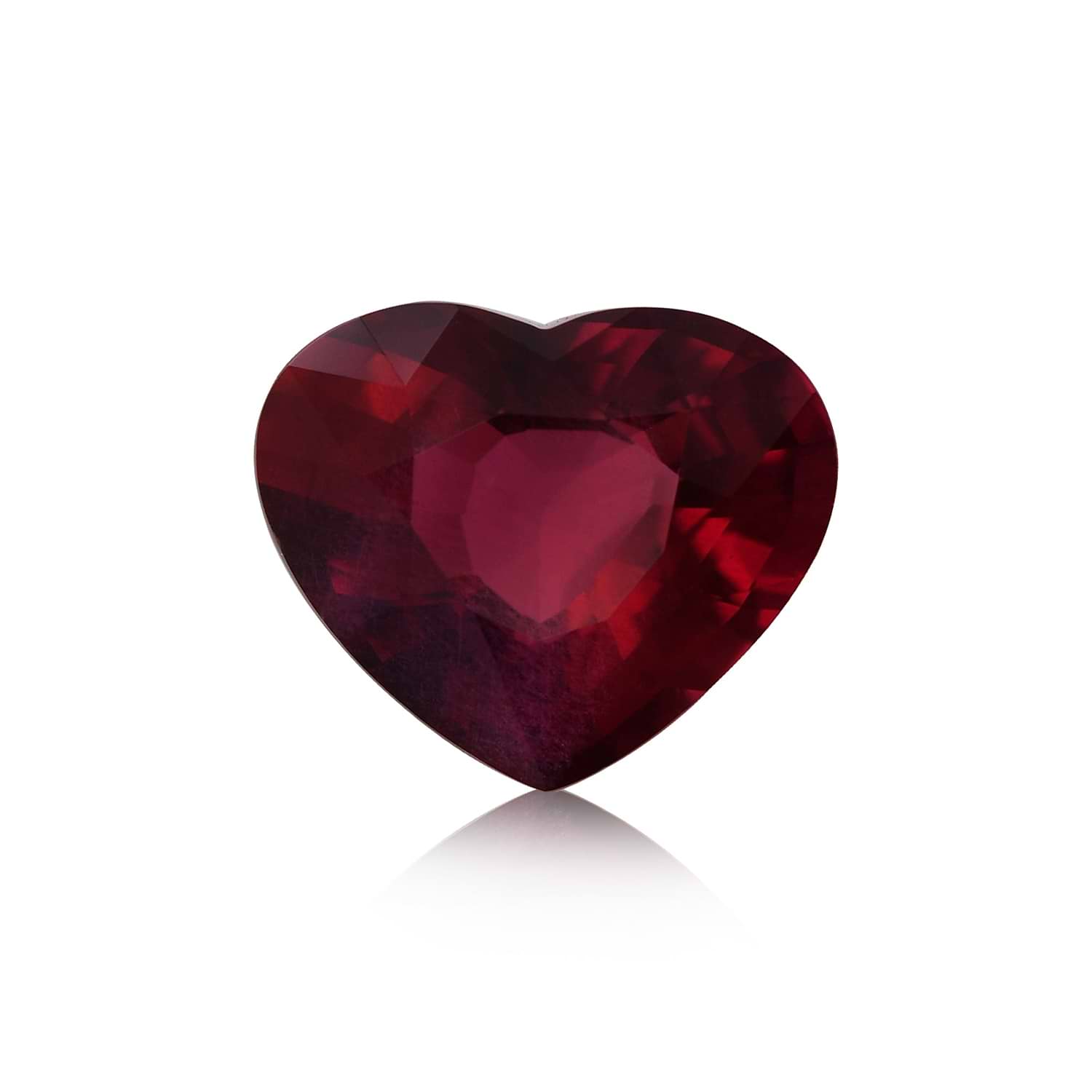 3.09 Carat Red MOZAMBICAN Heart Ruby CD