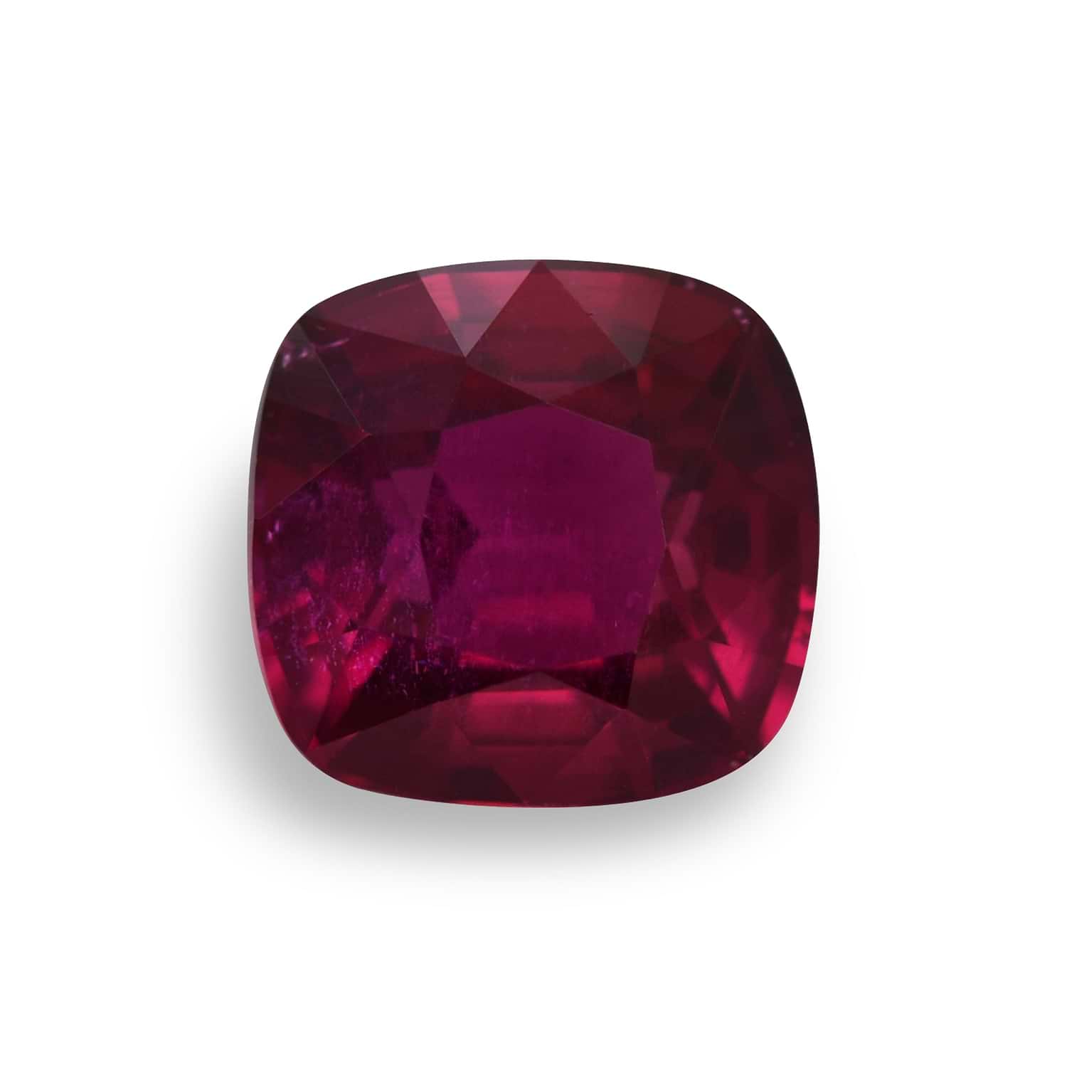 3.02 Carat Red MOZAMBICAN Cushion Ruby AGL