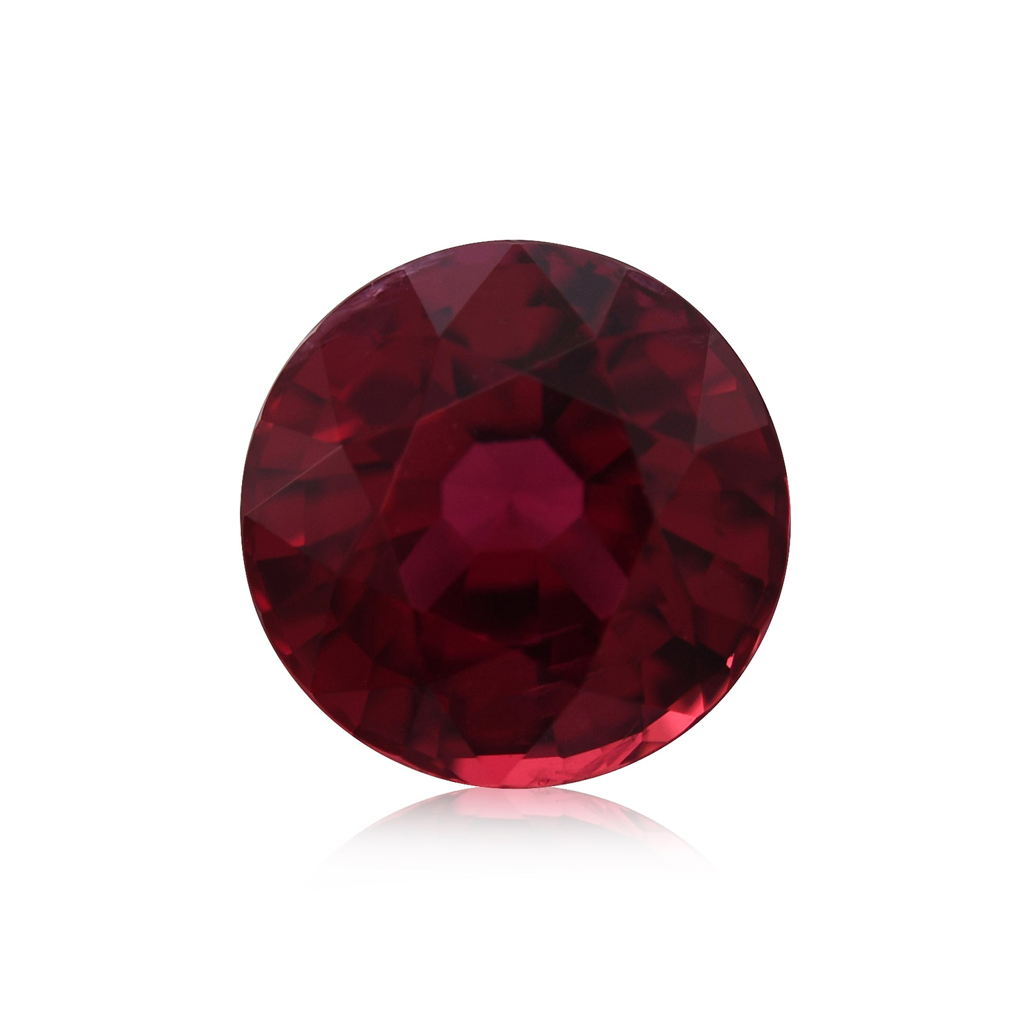 1.64 Carat Red MOZAMBICAN Round Ruby GIA