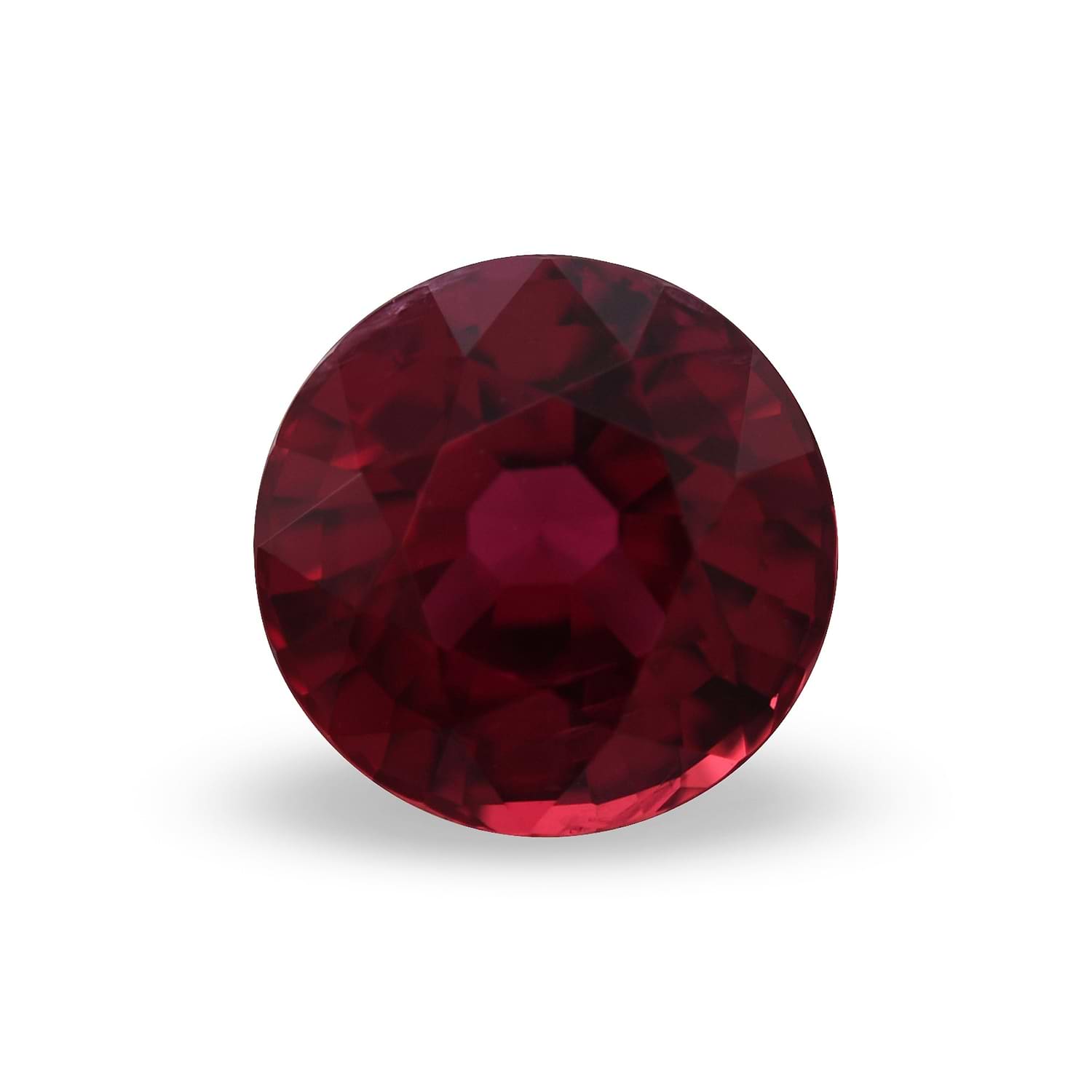 1.64 Carat Red MOZAMBICAN Round Ruby GIA