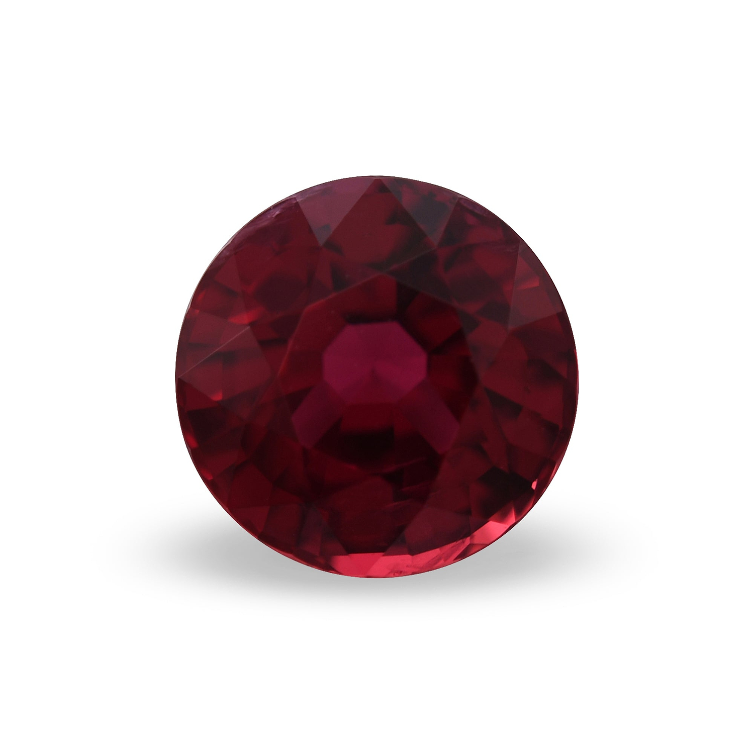 1.64 Carat Red MOZAMBICAN Round Ruby GIA