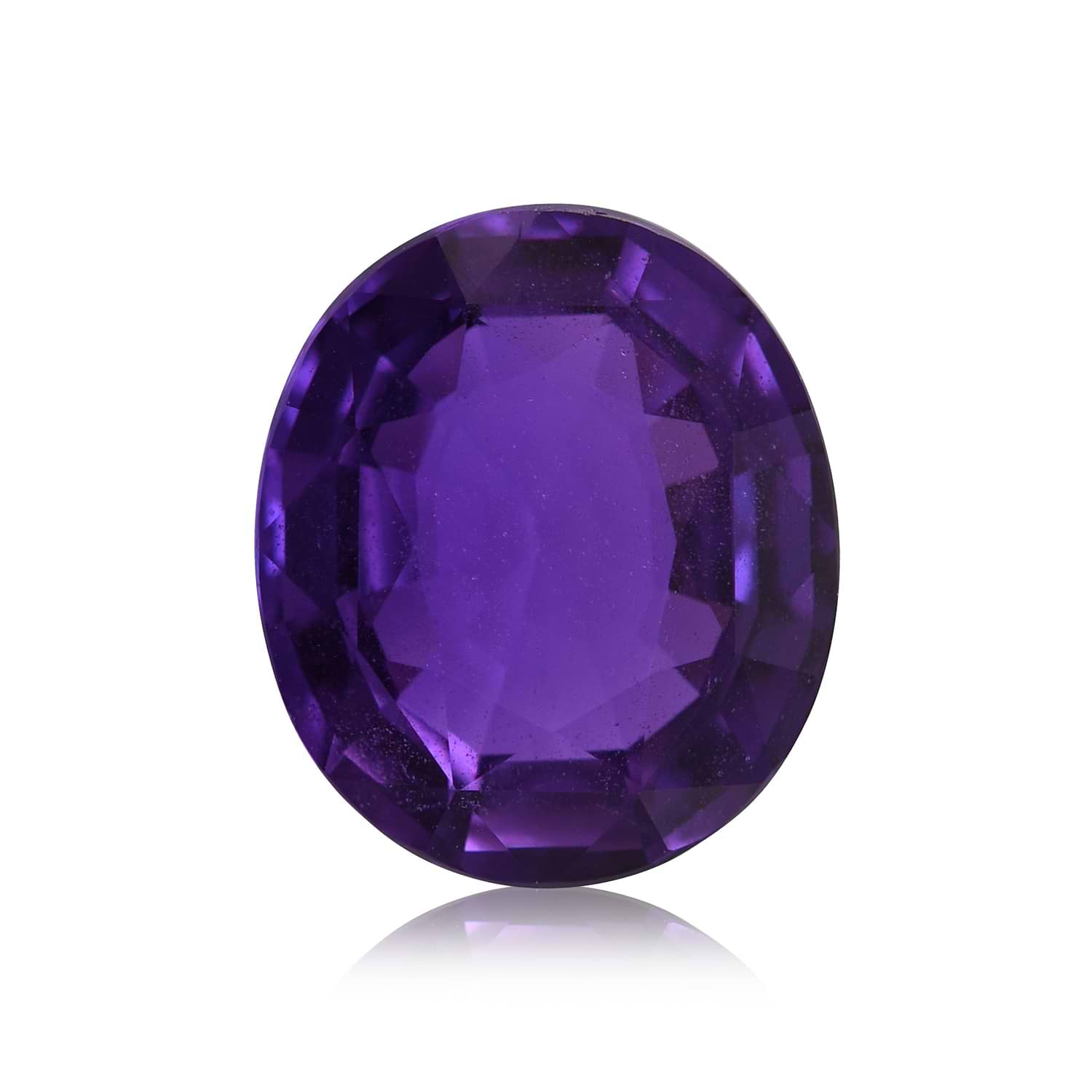 7.13 Carat Purple MADAGASCAR Oval Sapphire CD