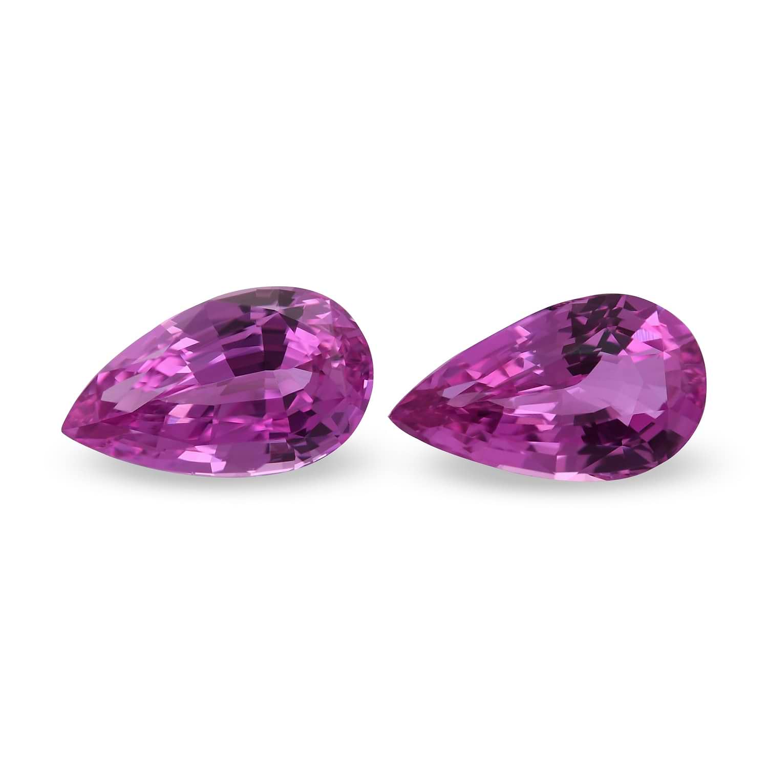 3.91 Carat Pink MADAGASCAR Pear Sapphire