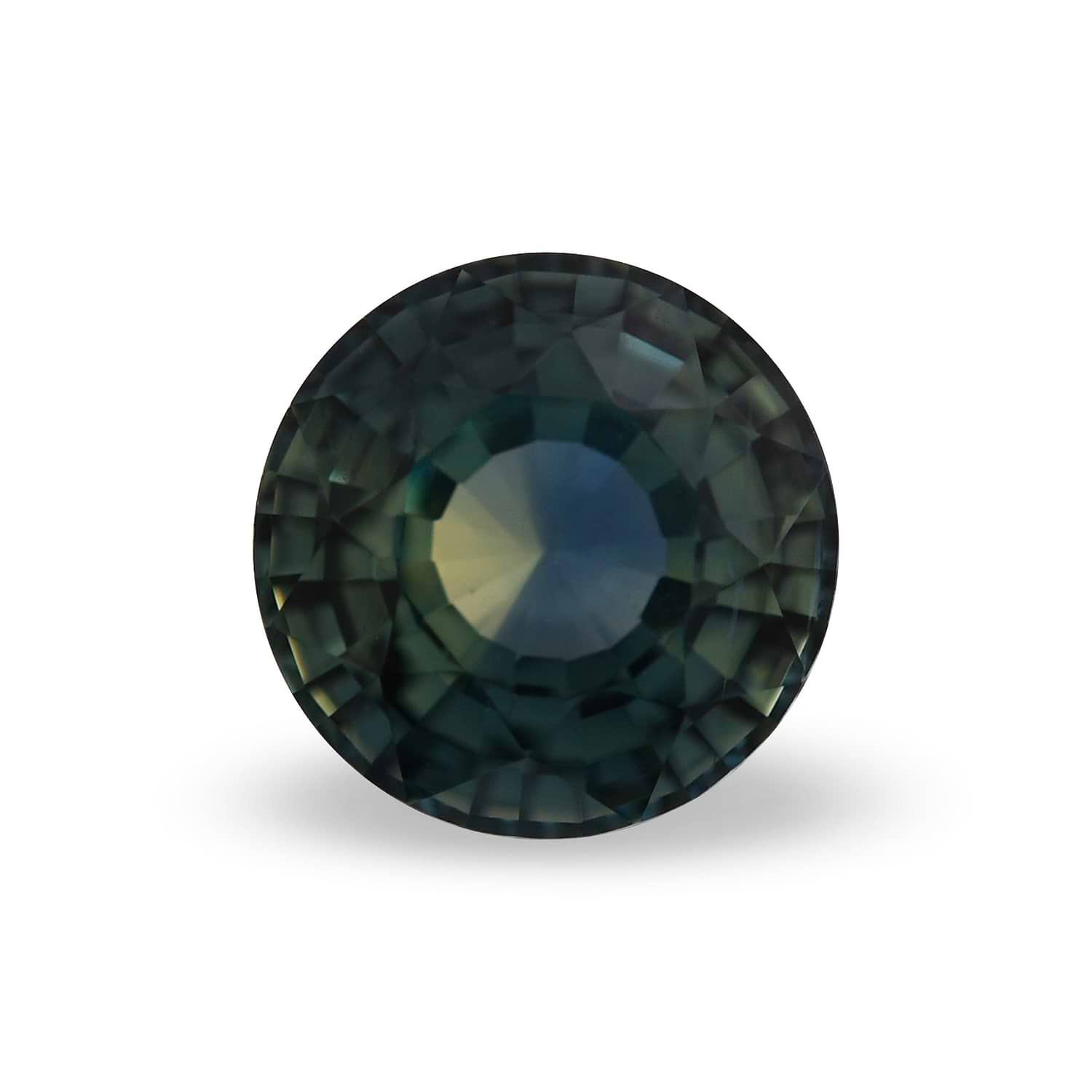 1.47 Carat Green MADAGASCAR Round Sapphire