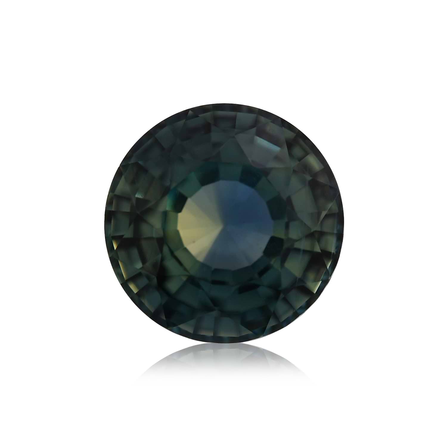 1.47 Carat Green MADAGASCAR Round Sapphire