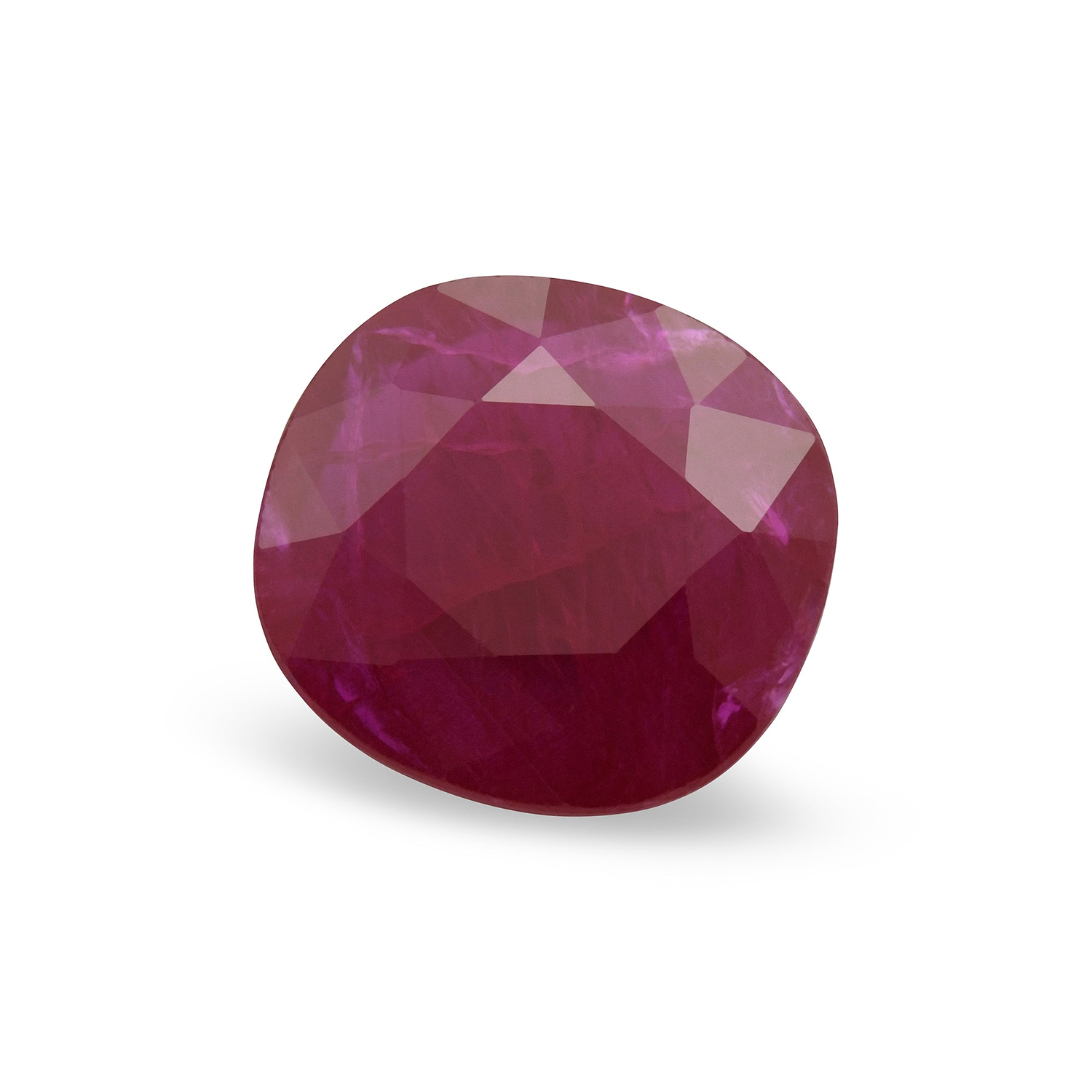 7.11 Carat Red MOZAMBICAN Cushion Ruby GIA