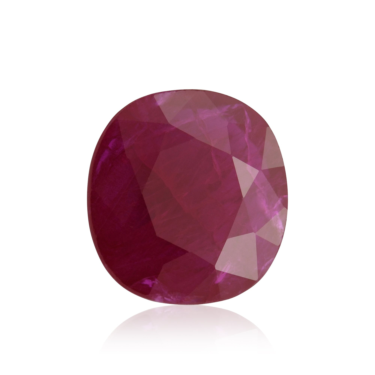 7.11 Carat Red MOZAMBICAN Cushion Ruby GIA