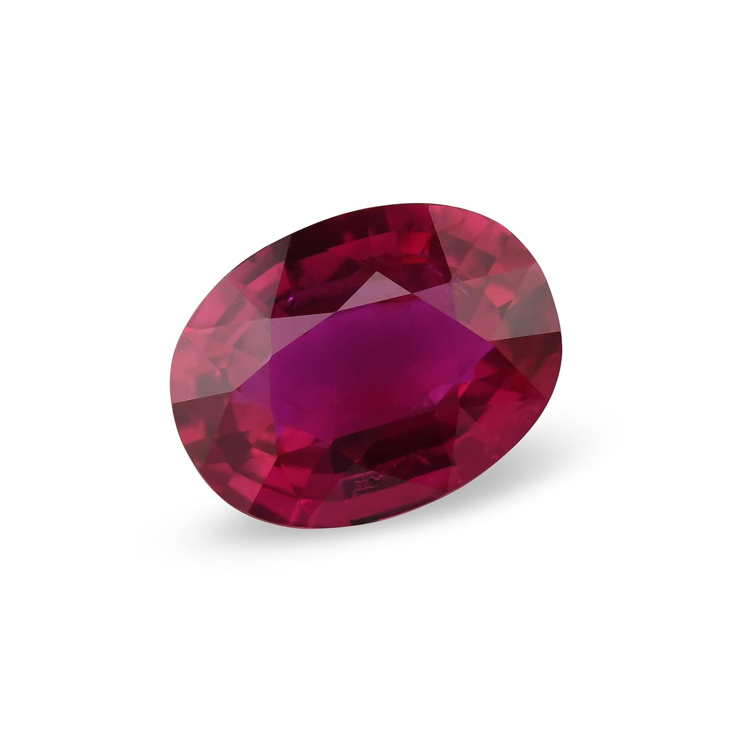 2.22 Carat Red MOZAMBICAN Oval Ruby GRS