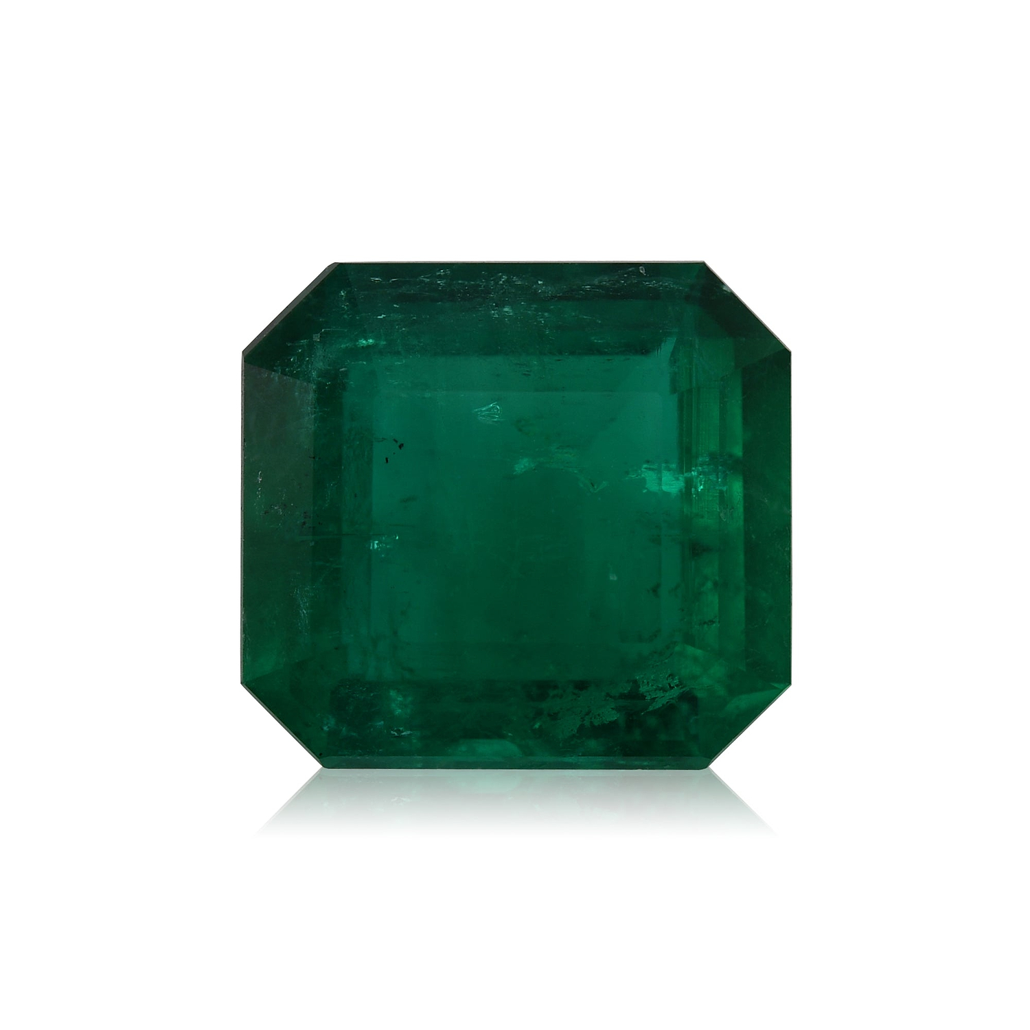 4.14 Carat Green COLOMBIAN Emerald Emerald GRS