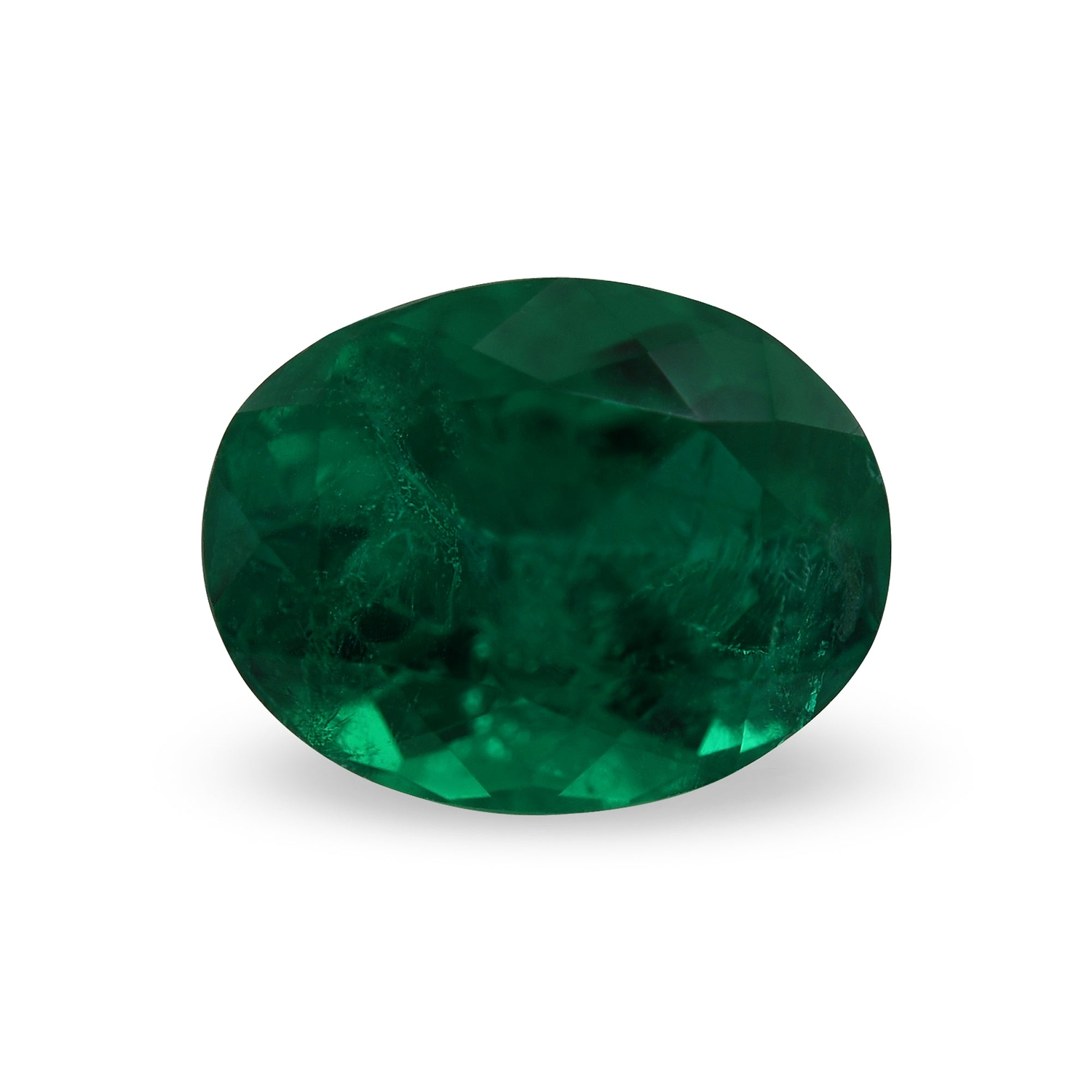 1.36 Carat Green COLOMBIAN Oval Emerald CD