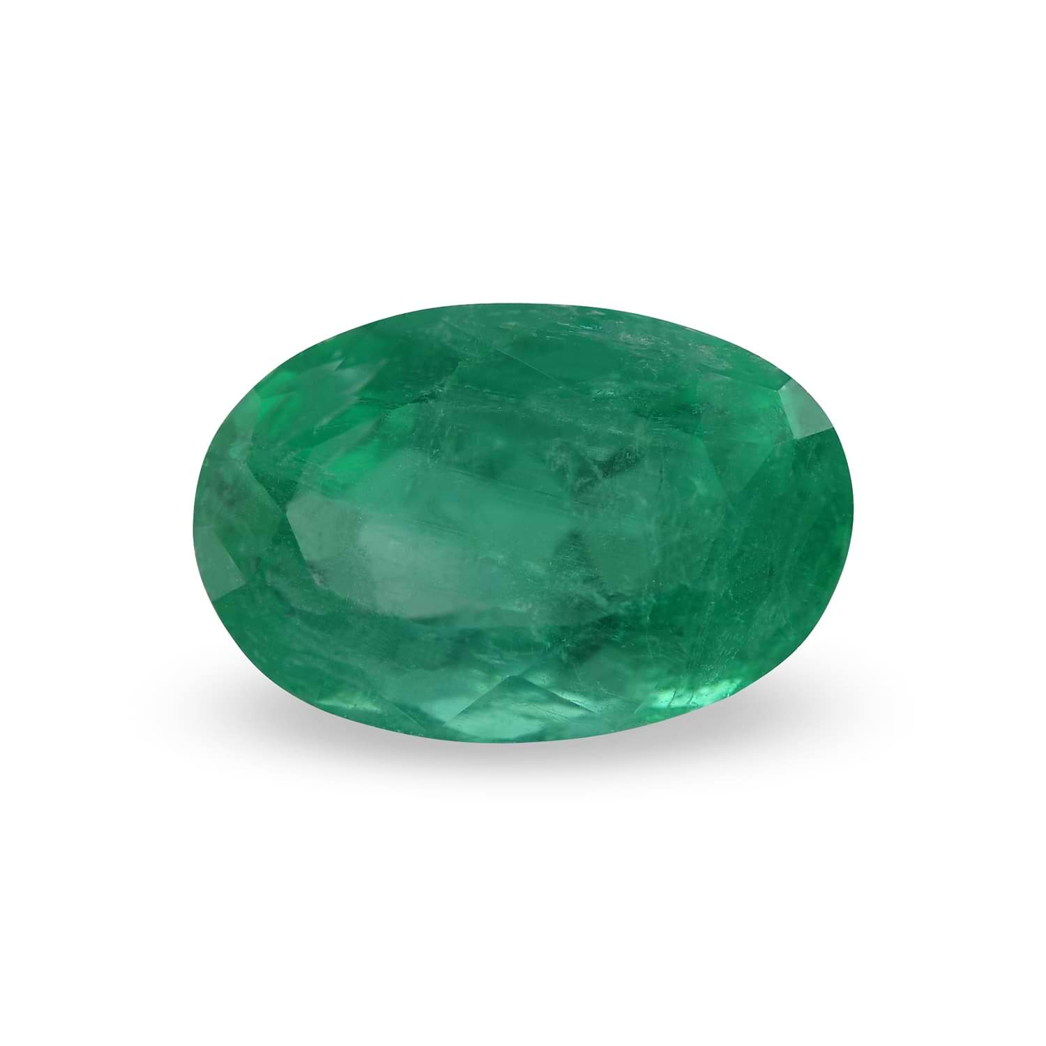 2.76 Carat Green COLOMBIAN Oval Emerald