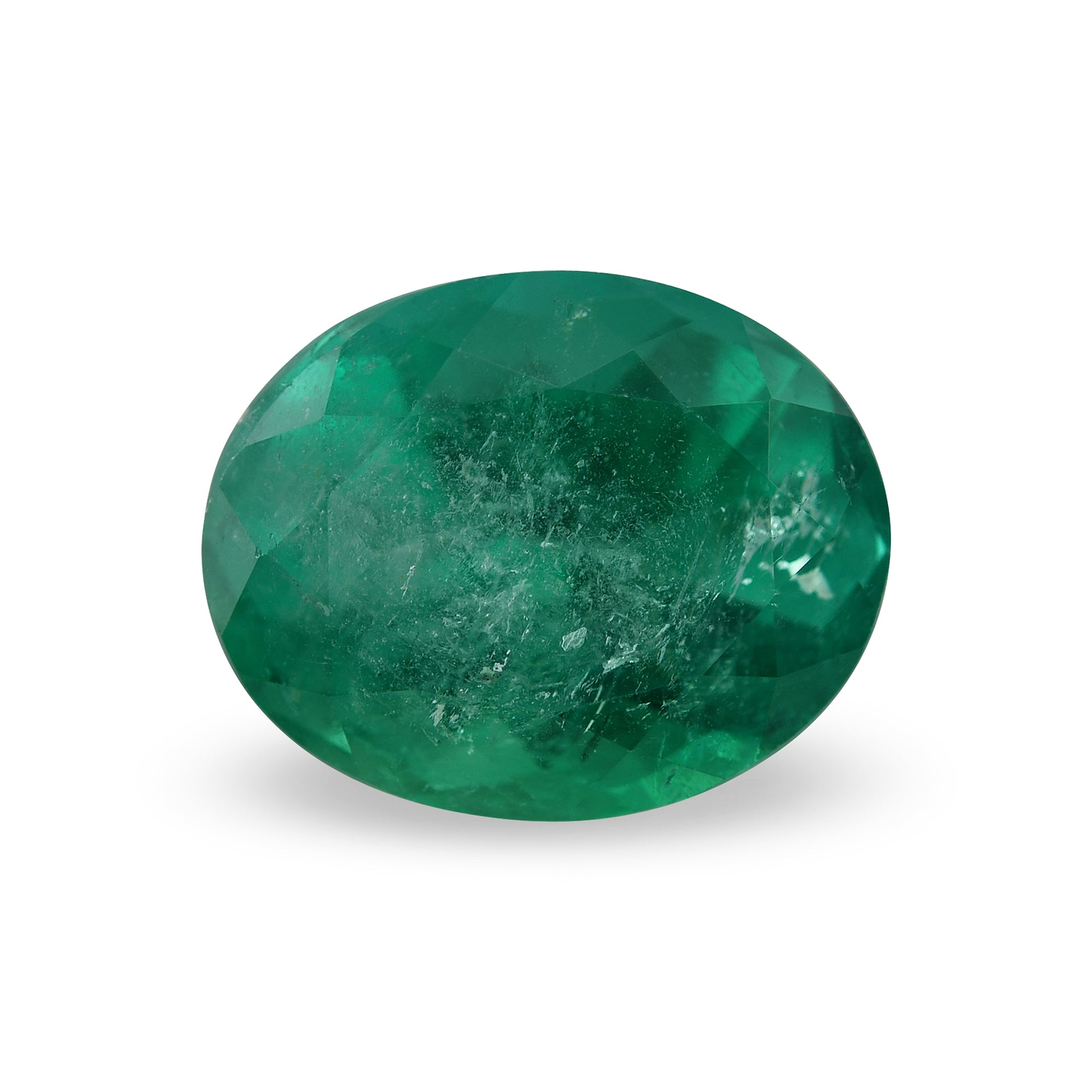 5.50 Carat Green COLOMBIAN Oval Emerald CD