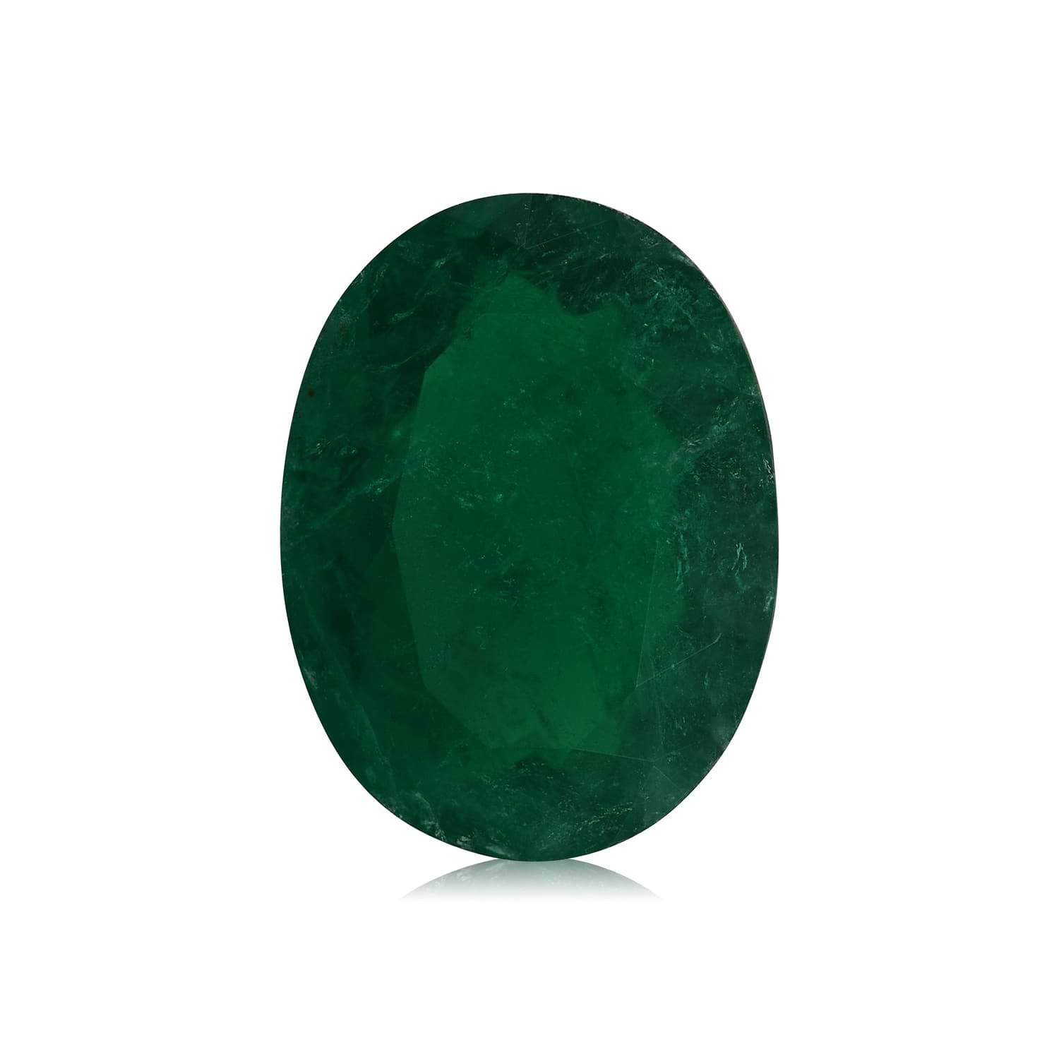 7.44 Carat Green COLOMBIAN Oval Emerald GRS