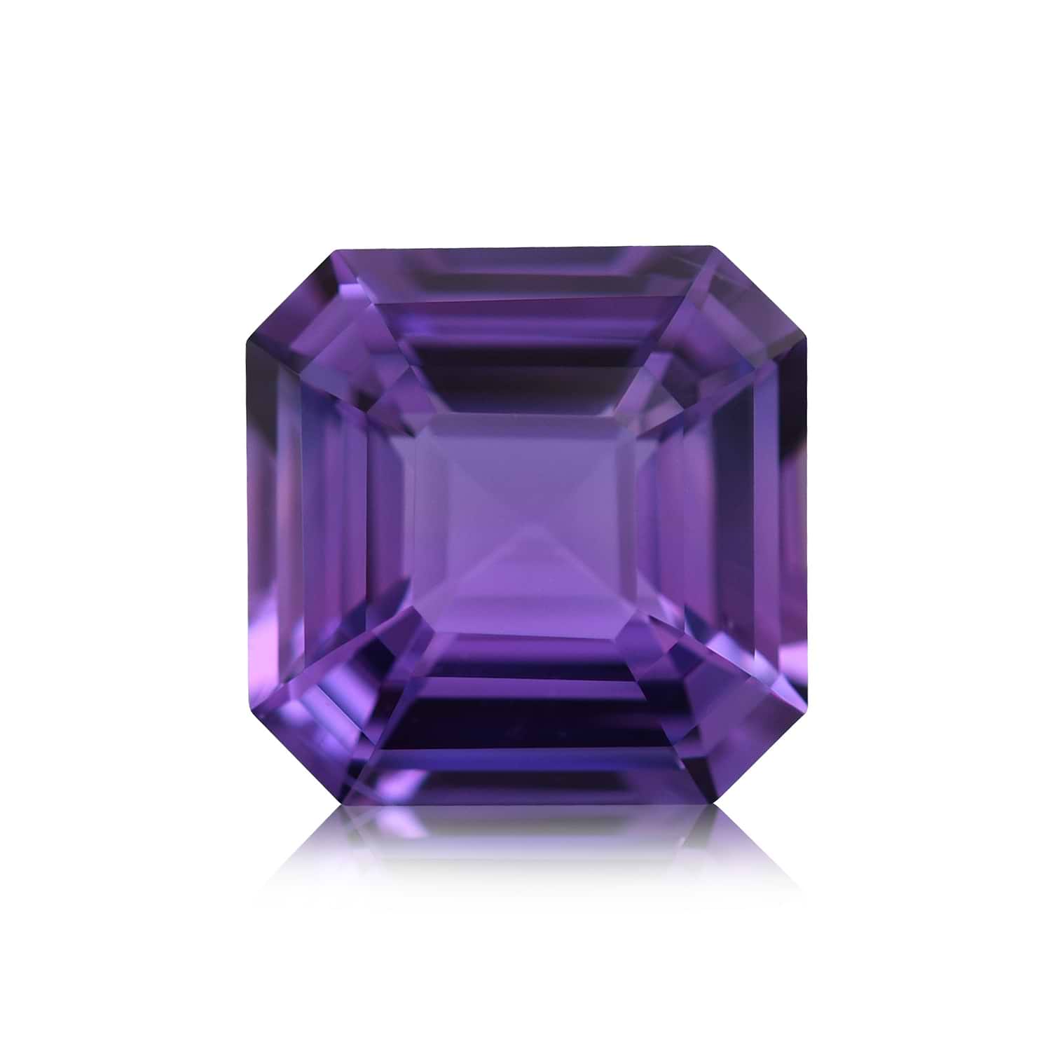 2.09 Carat Purple MADAGASCAR Sq. Emerald Sapphire