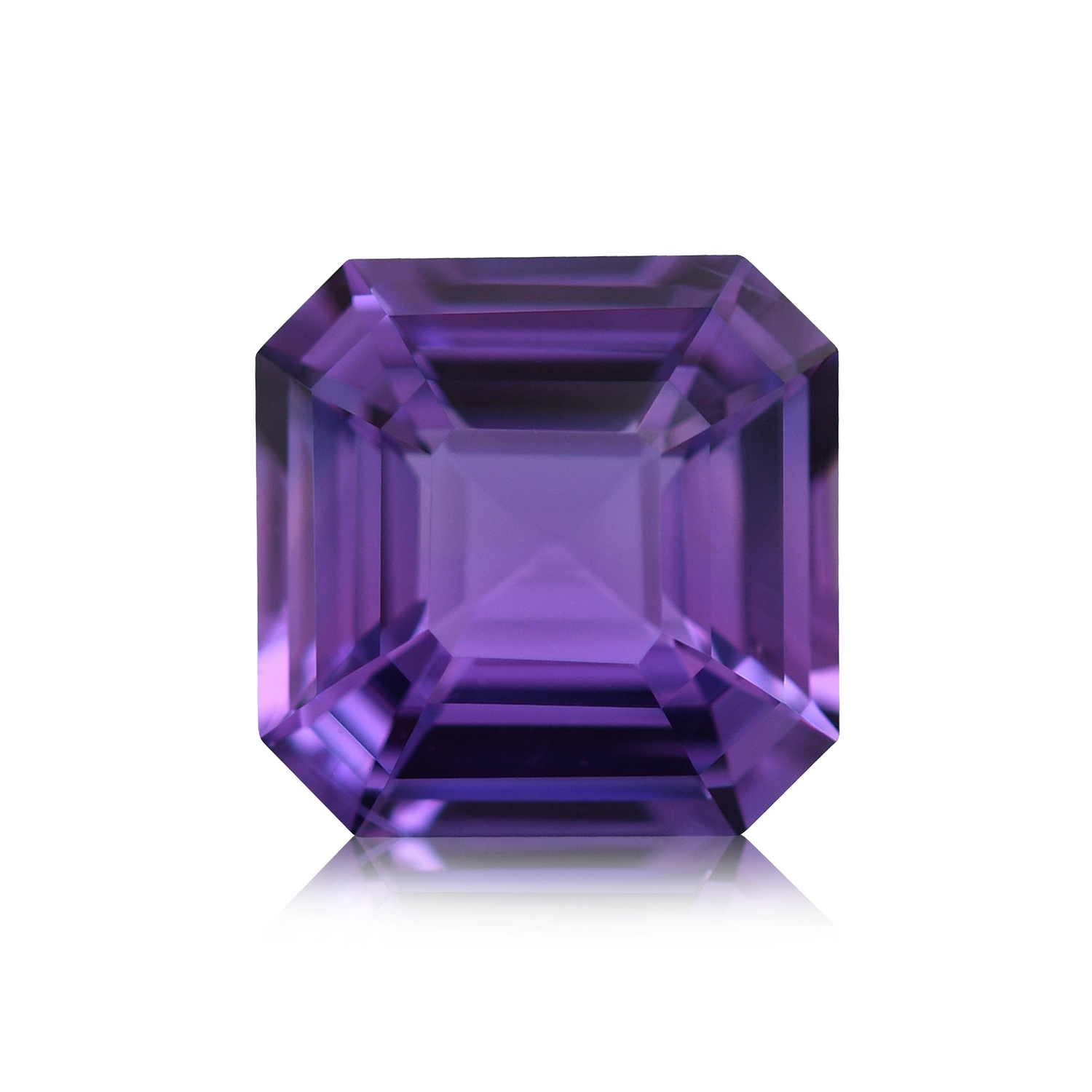 2.09 Carat Purple MADAGASCAR Sq. Emerald Sapphire