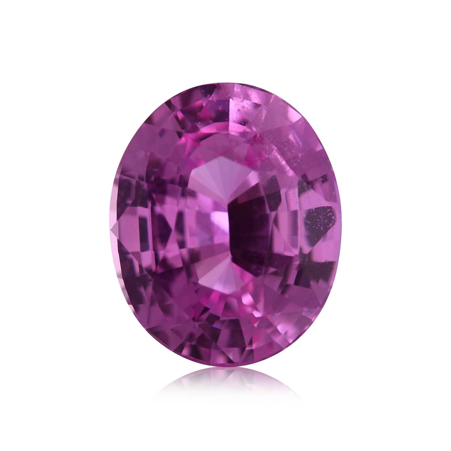 4.12 Carat Pink MADAGASCAR Oval Sapphire GIA